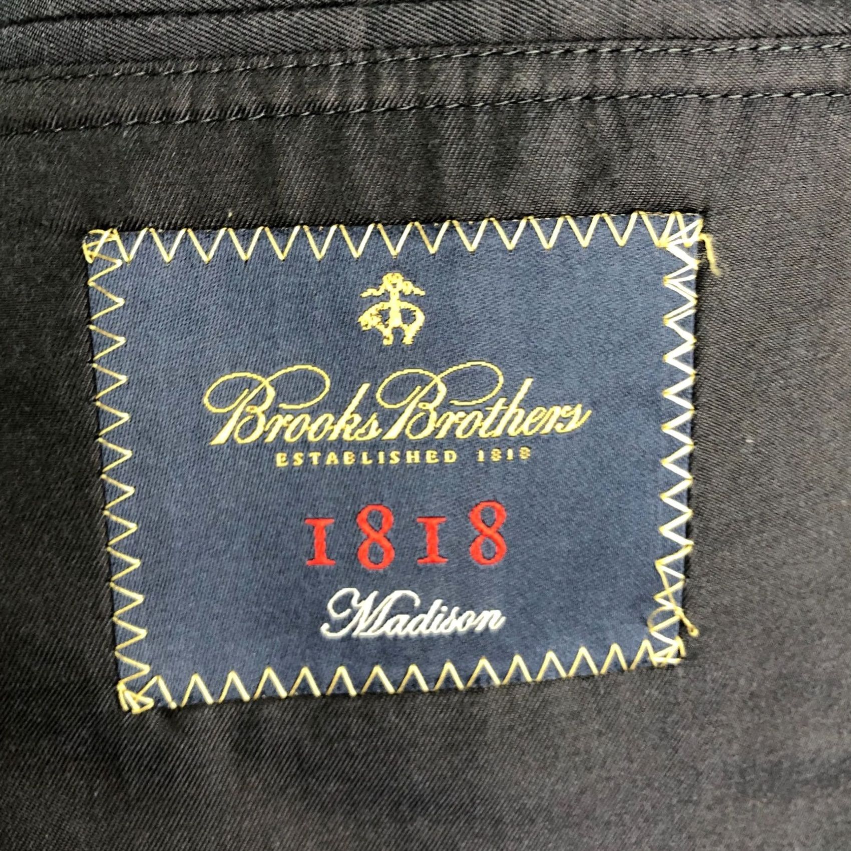 Brooks Brothers Brooks Brothers Men's Madison Wool Flannel Blazer Jacket Navy Blue 48 R Size 48R - 3 Thumbnail