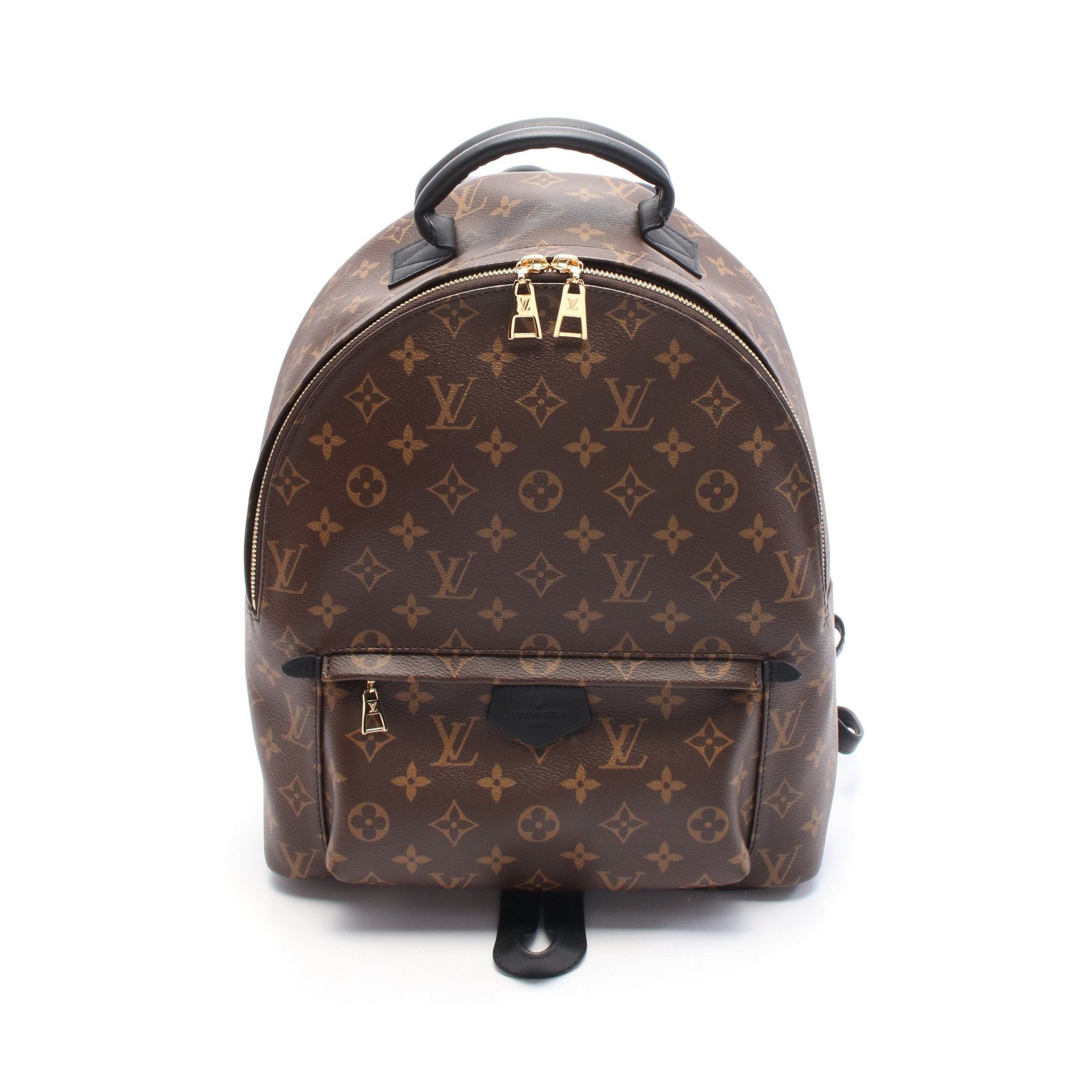 Louis Vuitton Louis Vuitton Palm Springs Backpack Mm Monogram Rucksack Leather Brown Black Size ONE SIZE - 1 Thumbnail