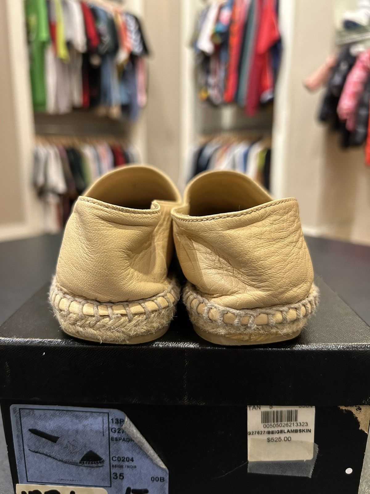 Chanel Chanel Leather Flats Size US 5 / IT 35 - 3 Thumbnail