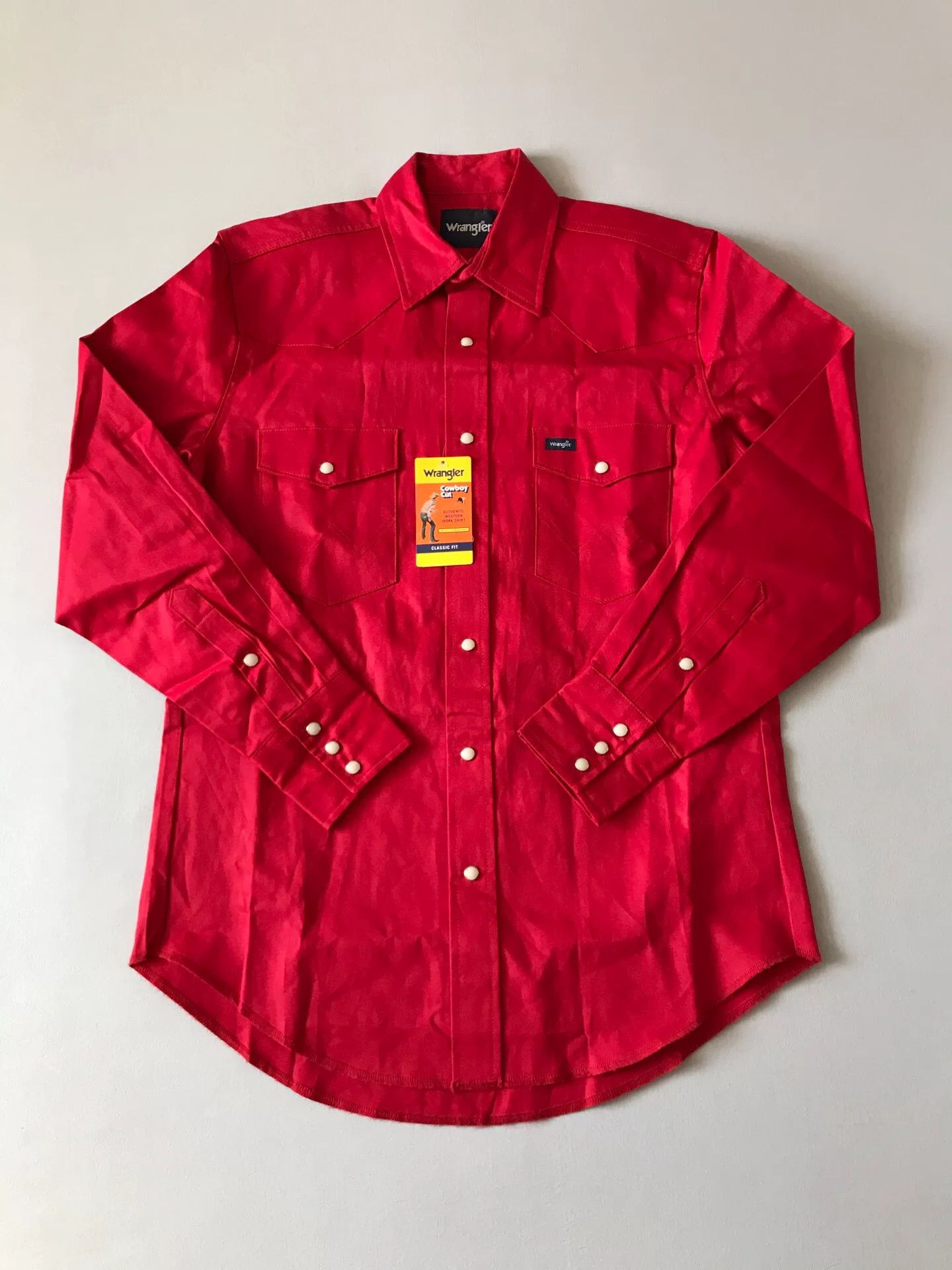 Wrangler Wrangler MS70619 Red Western Shirt M Size US M / EU 48-50 / 2 - 1 Thumbnail
