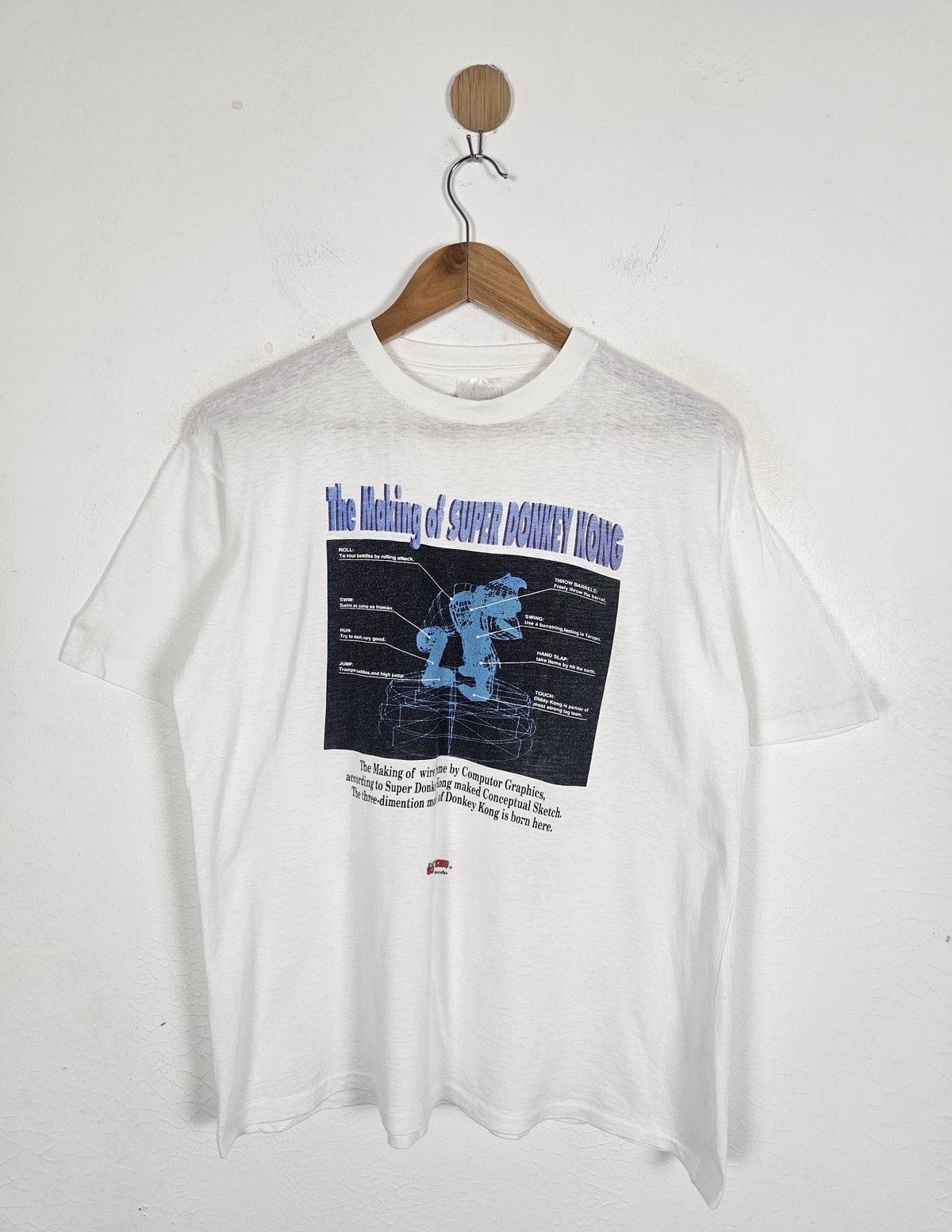 Vintage Donkey Kong Video Games Promo tee