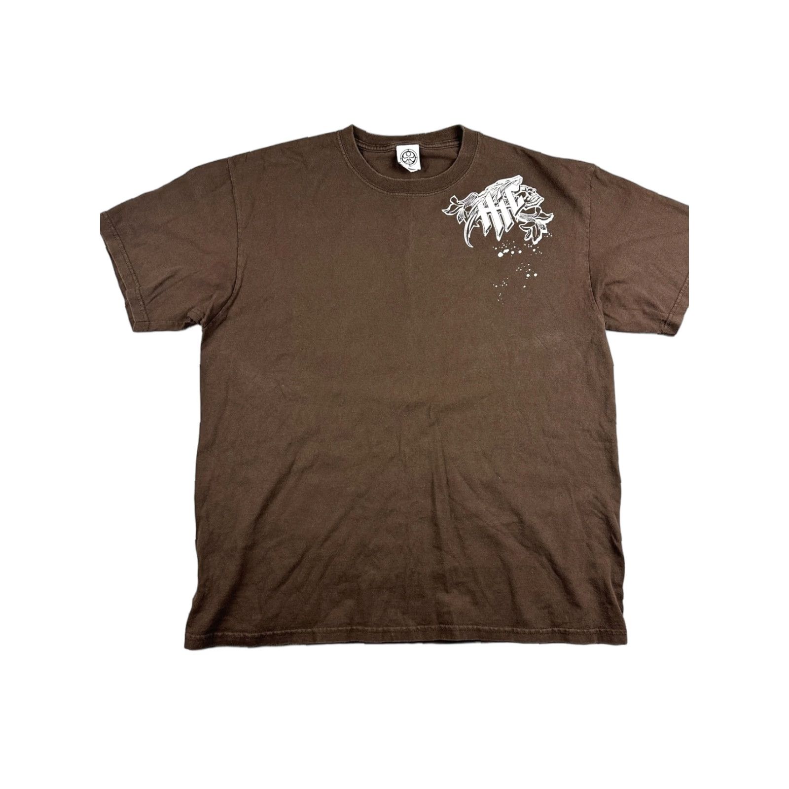 Vintage Hawaiian Island Creations Shirt Mens XL Brown Surf Beach Skull Graphic Tee Size US XL / EU 56 / 4 - 1 Thumbnail