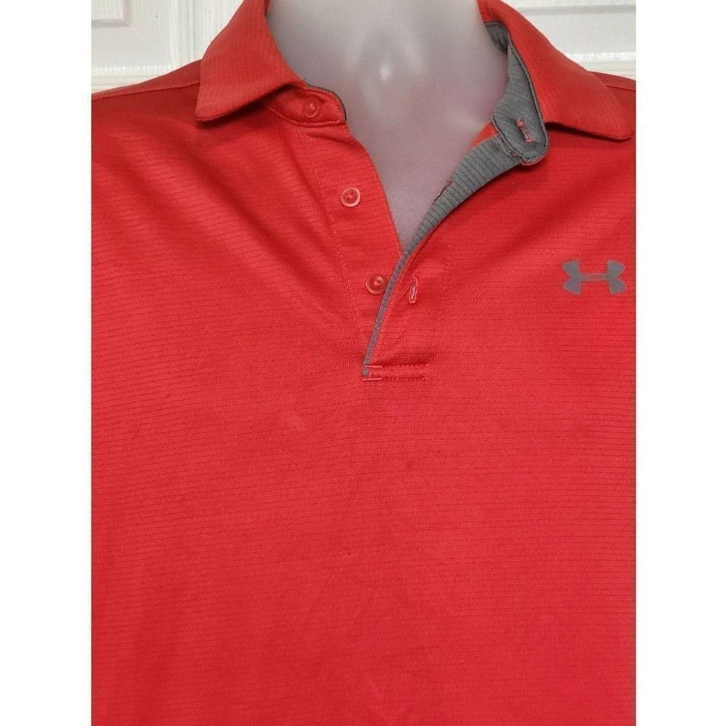 Under Armour Under Armour Red Polo Size US S / EU 44-46 / 1 - 2 Thumbnail