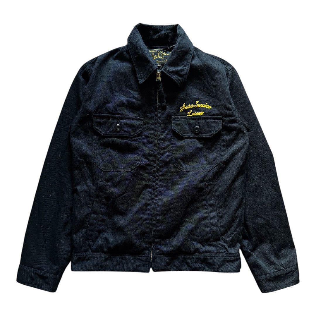 Japanese Brand The Calee Tokyo Auto Service Black Work Jacket Size US M / EU 48-50 / 2 - 1 Thumbnail