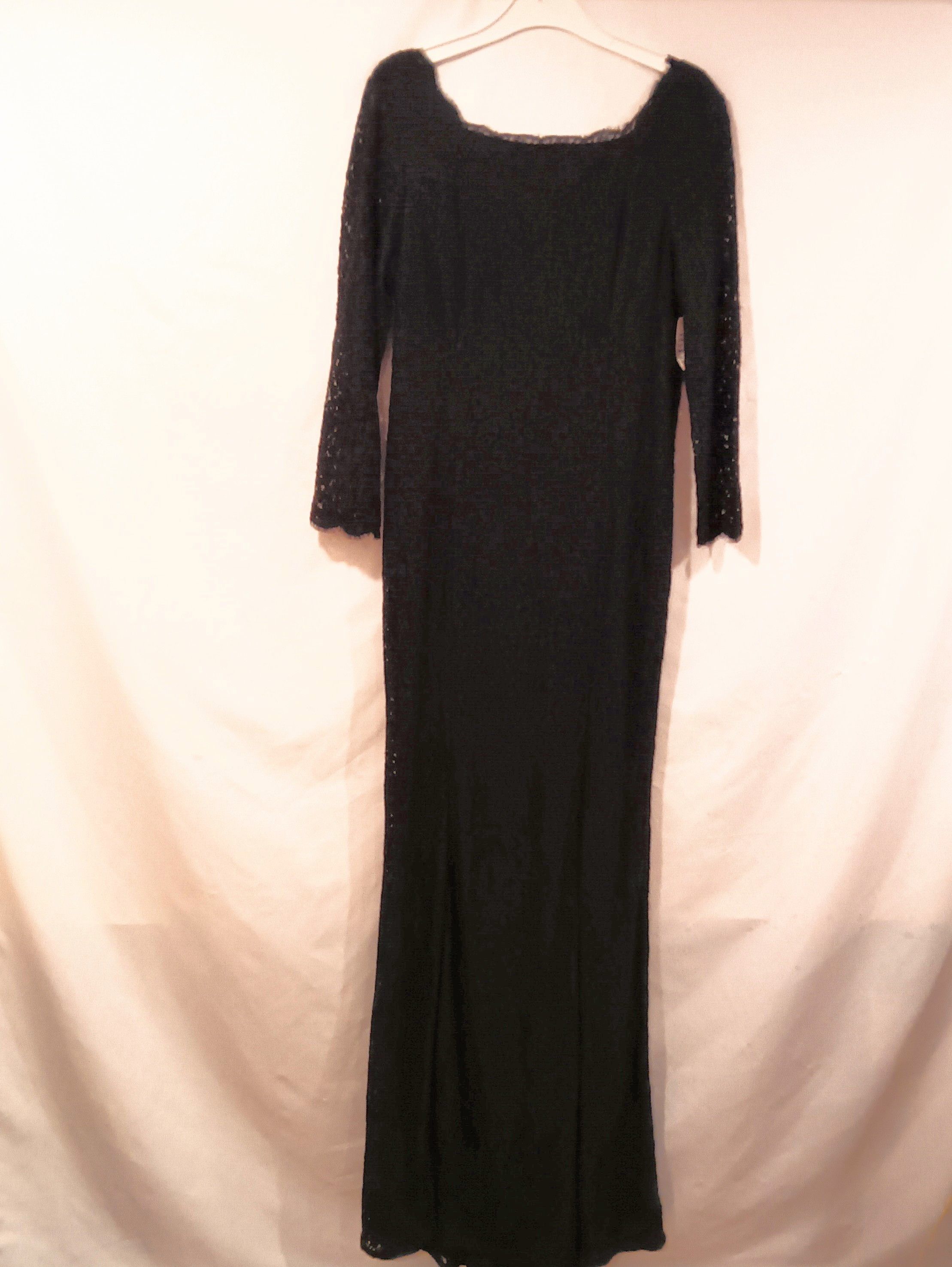 Adrianna Papell Maxi Dress Size 14 NWT Black Color Floral
