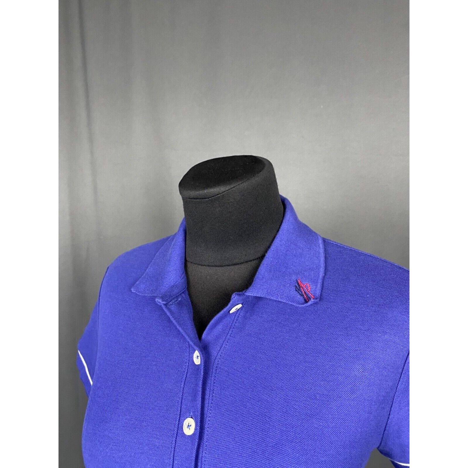 Moncler Moncler Women's Blue Polo T-Shirt Size XS Size XS / US 0-2 / IT 36-38 - 5 Thumbnail