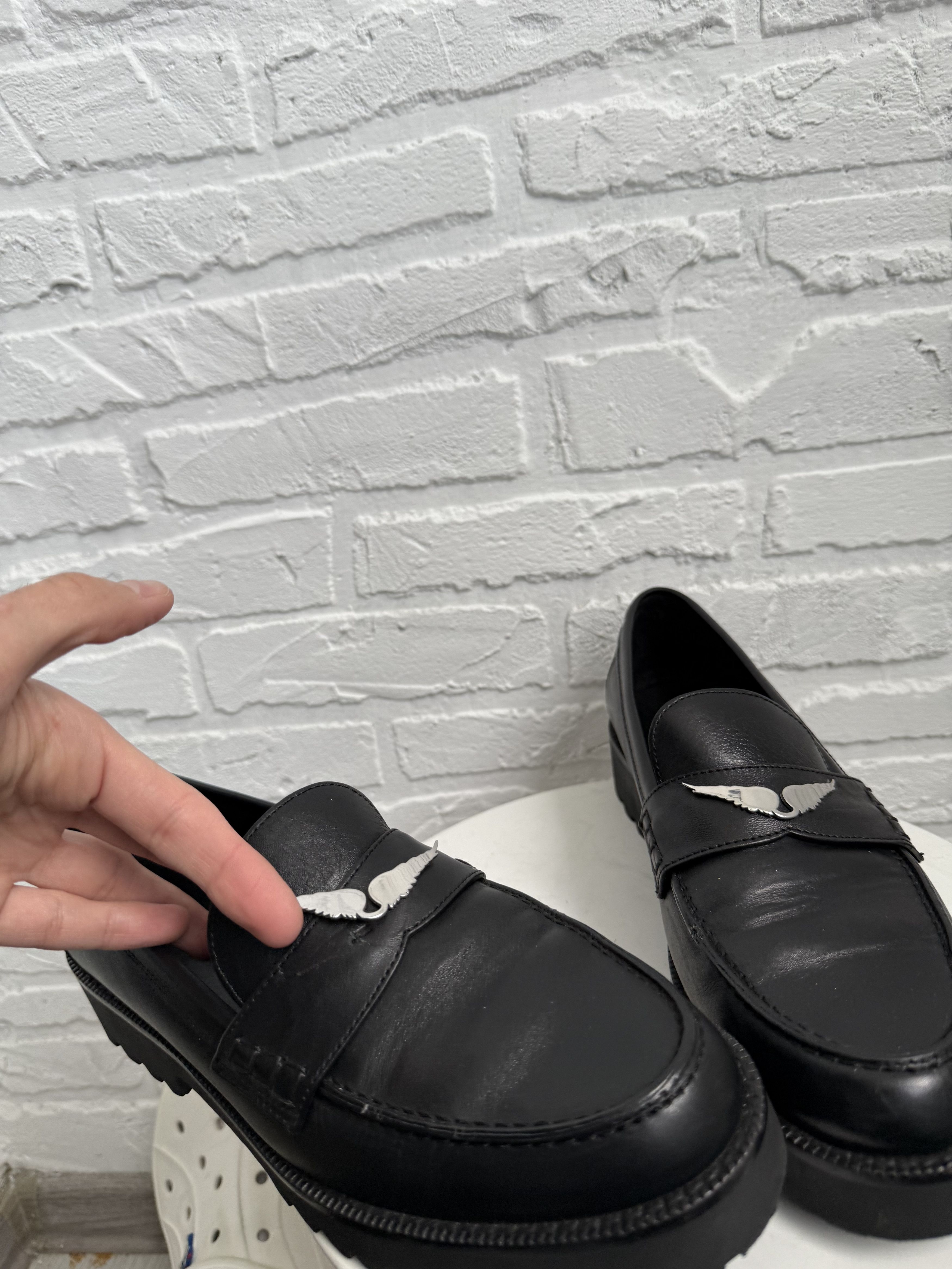 Zadig & Voltaire Zadig & Voltaire Joecassin Loafers Wing Charm Chunky Size US 8 / EU 41 - 13 Thumbnail