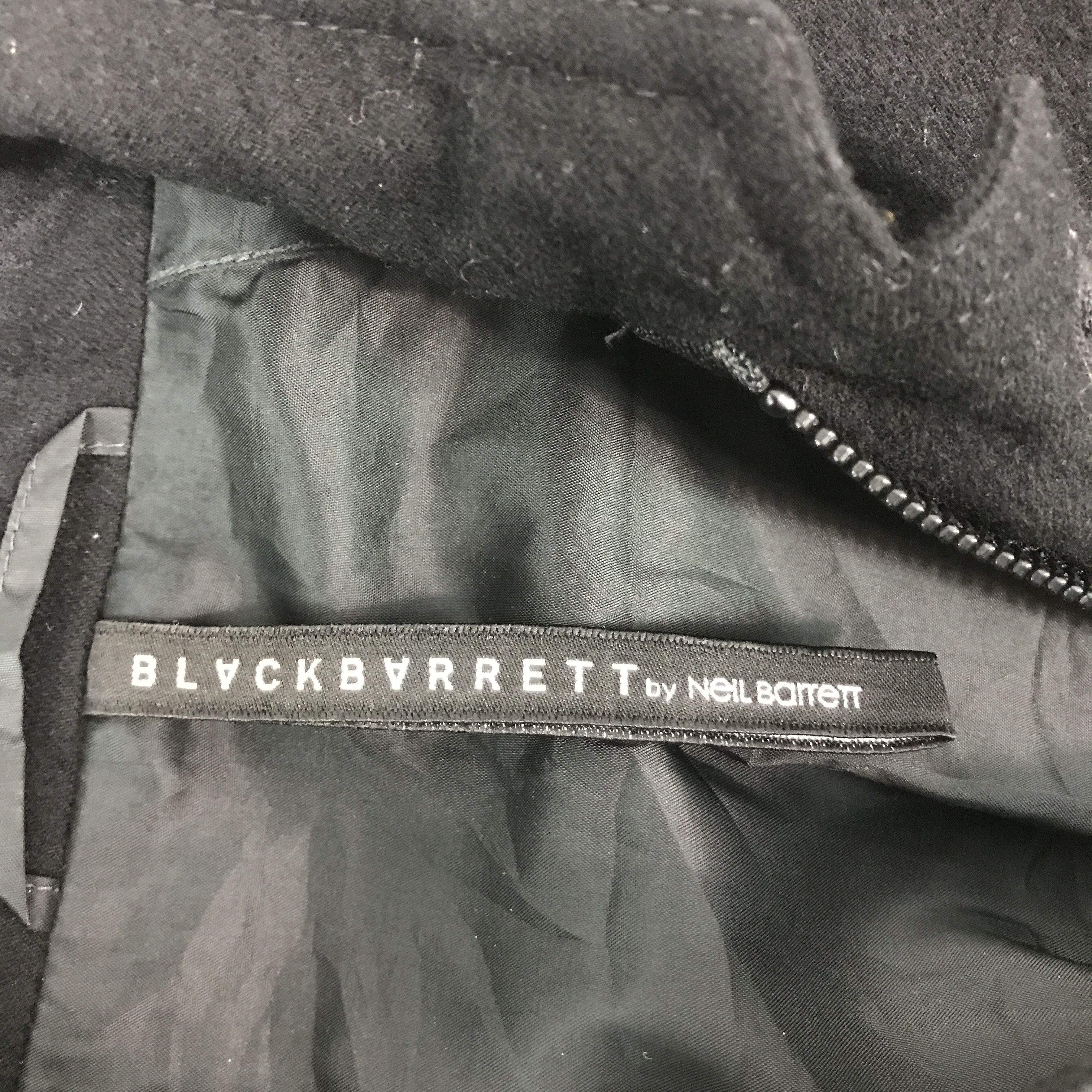 Black Barrett × Japanese Brand × Neil Barrett Black Barrett by Nile Barrett Wool zipper jacket Size US S / EU 44-46 / 1 - 10 Thumbnail