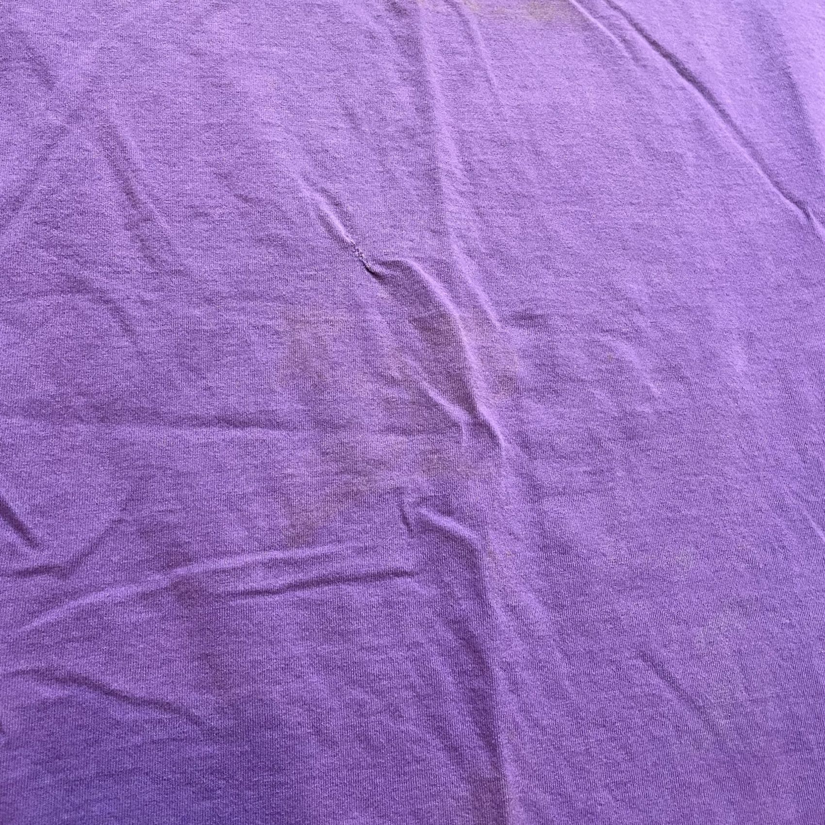 Anvil VINTAGE Anvil Tunic T Shirt Dress Womens One Size Purple Floral Short Sleeve Cotton Top Size ONE SIZE - 4 Thumbnail