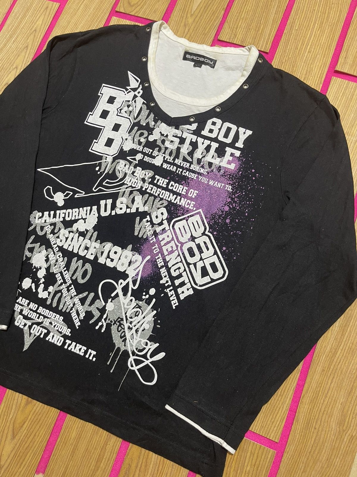 Y2K BAD BOY long sleeve tshirt