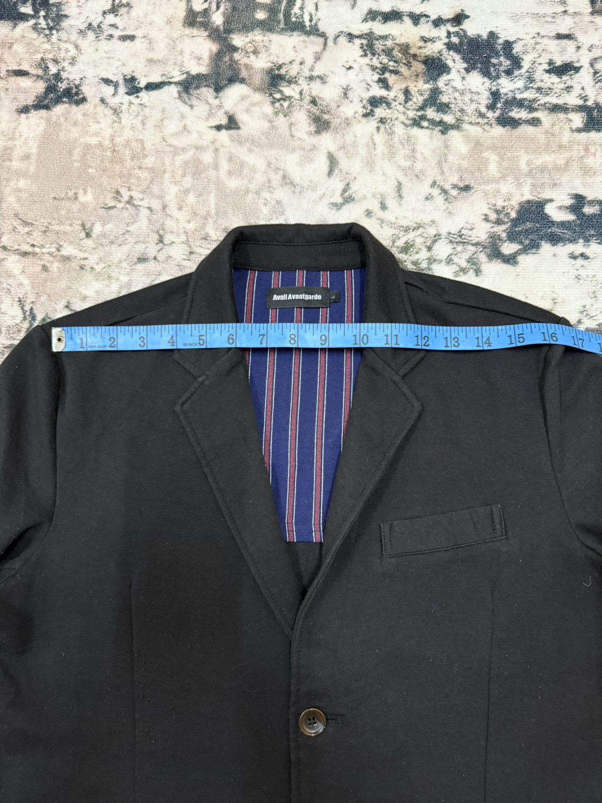 Japanese Brand Avail AvantGarde Casual Blazers Jacket Double Blend Size 38S - 14 Thumbnail