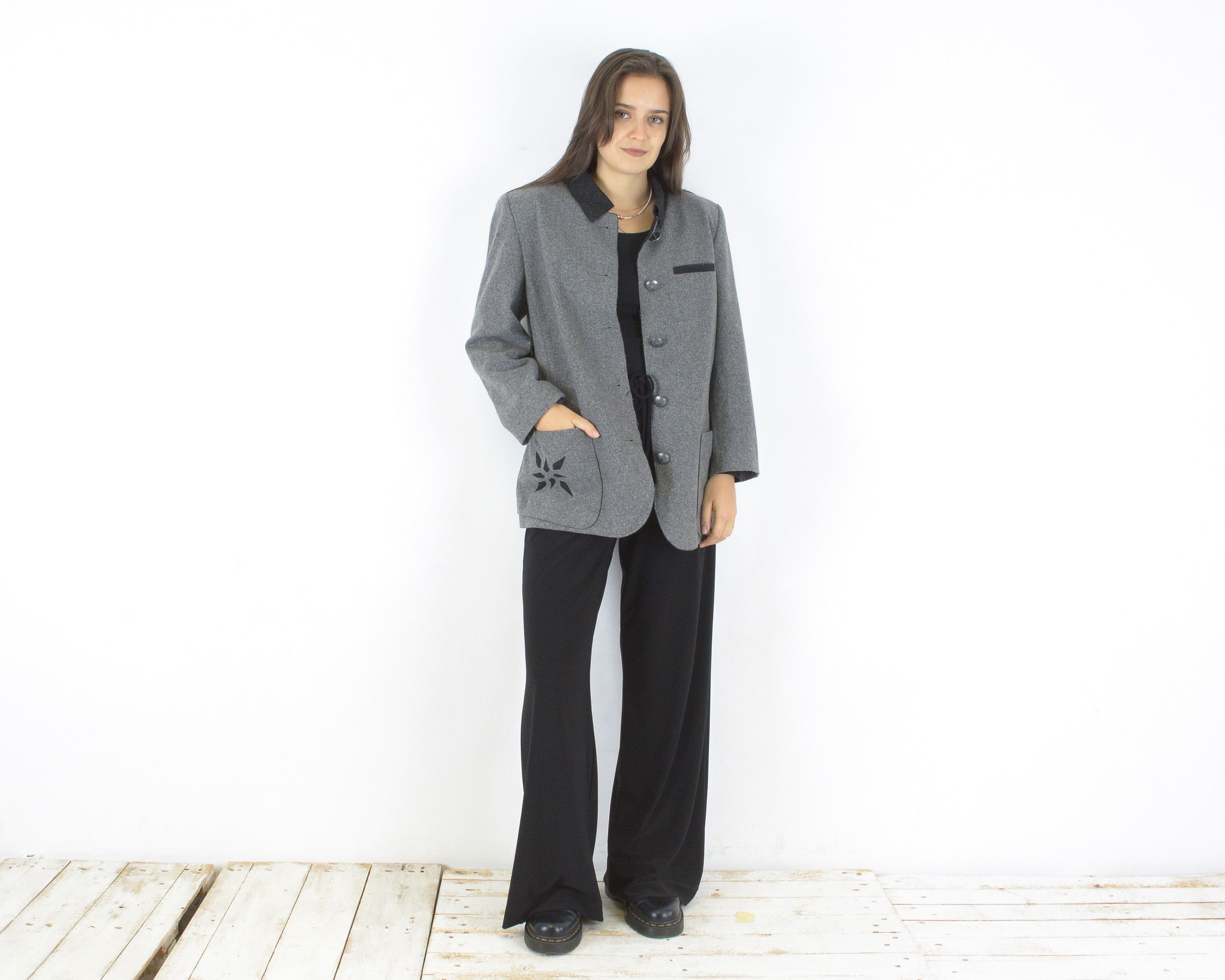 Julius Julius Lang M Wool Blazer Jacket Trachten Coat Padded Size M / US 6-8 / IT 42-44 - 1 Thumbnail