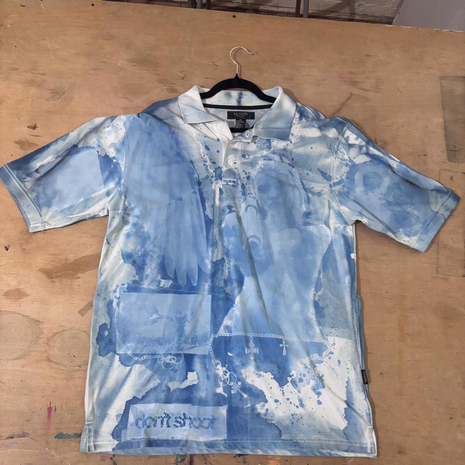 Other @dontshoot.usa collage cyanotype polo Size US XL / EU 56 / 4 - 1 Thumbnail