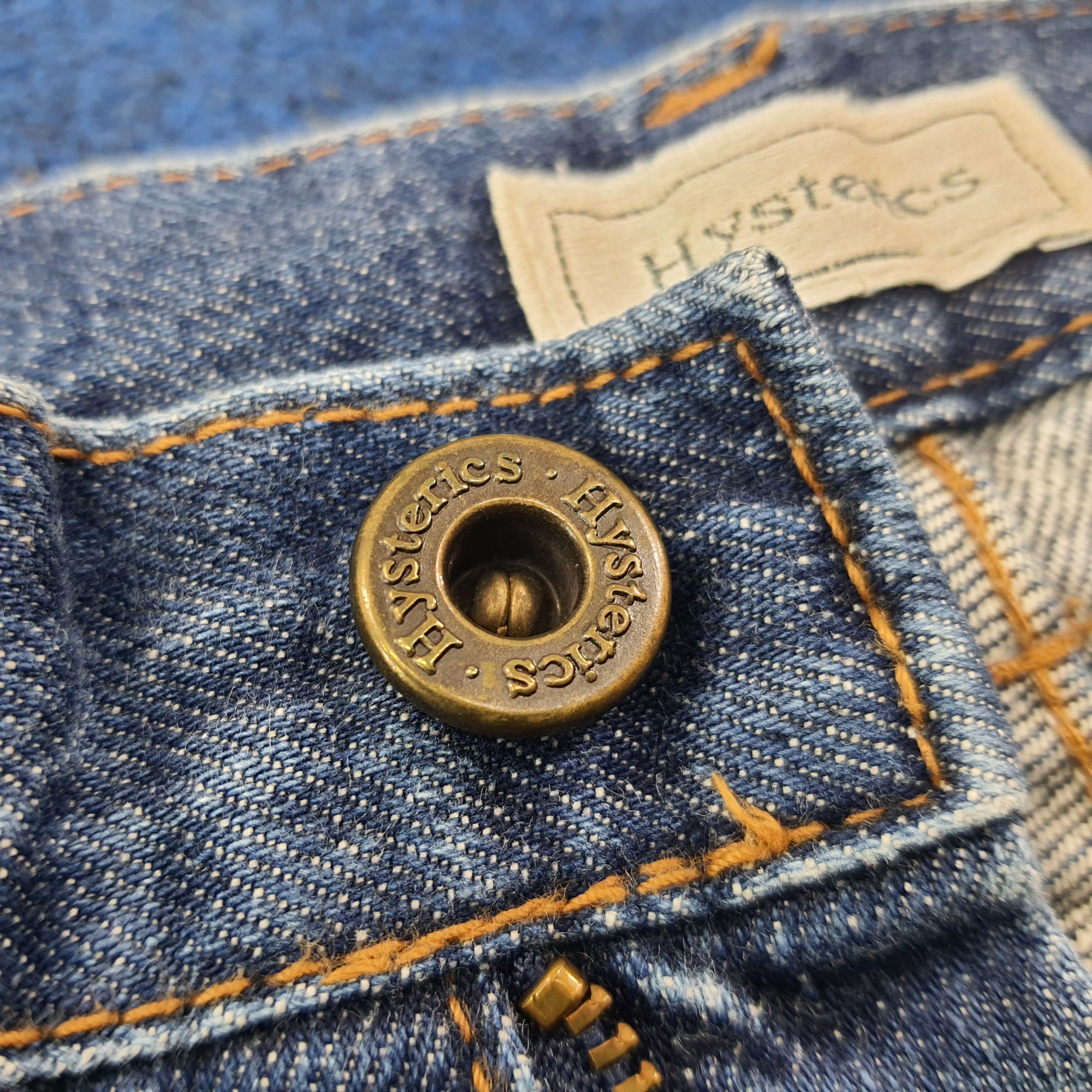 Hysteric Glamour Vintage Hysteric Glamour Japan Custom Logo Jeans C265N34 Size 27" / US 4 / IT 40 - 5 Thumbnail
