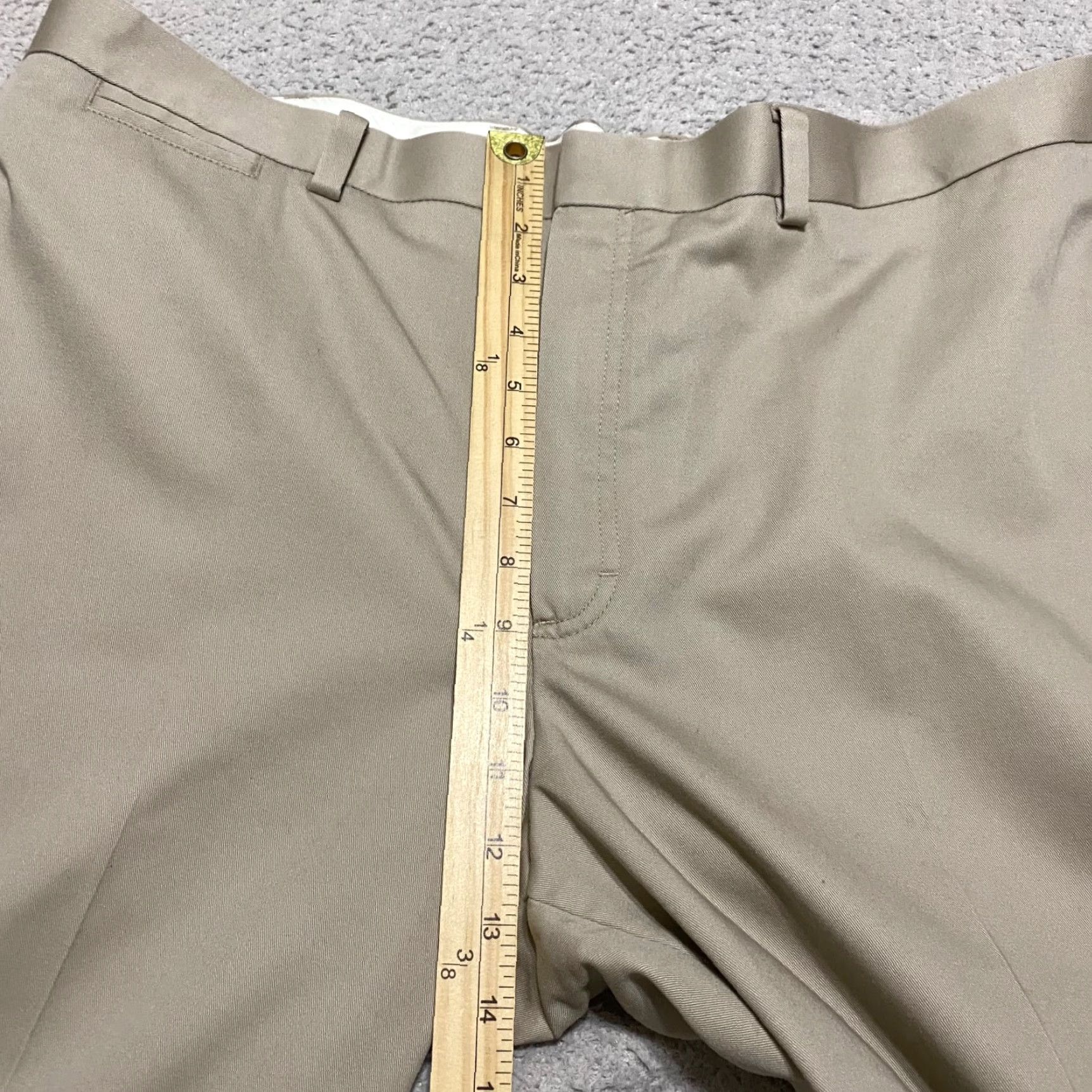 Vintage L.L. Bean Mens Pants Beige Straight Leg Chino High Rise Classic Fit 40 Regular Men’s Vintage No Size US 38 / EU 54 - 6 Thumbnail