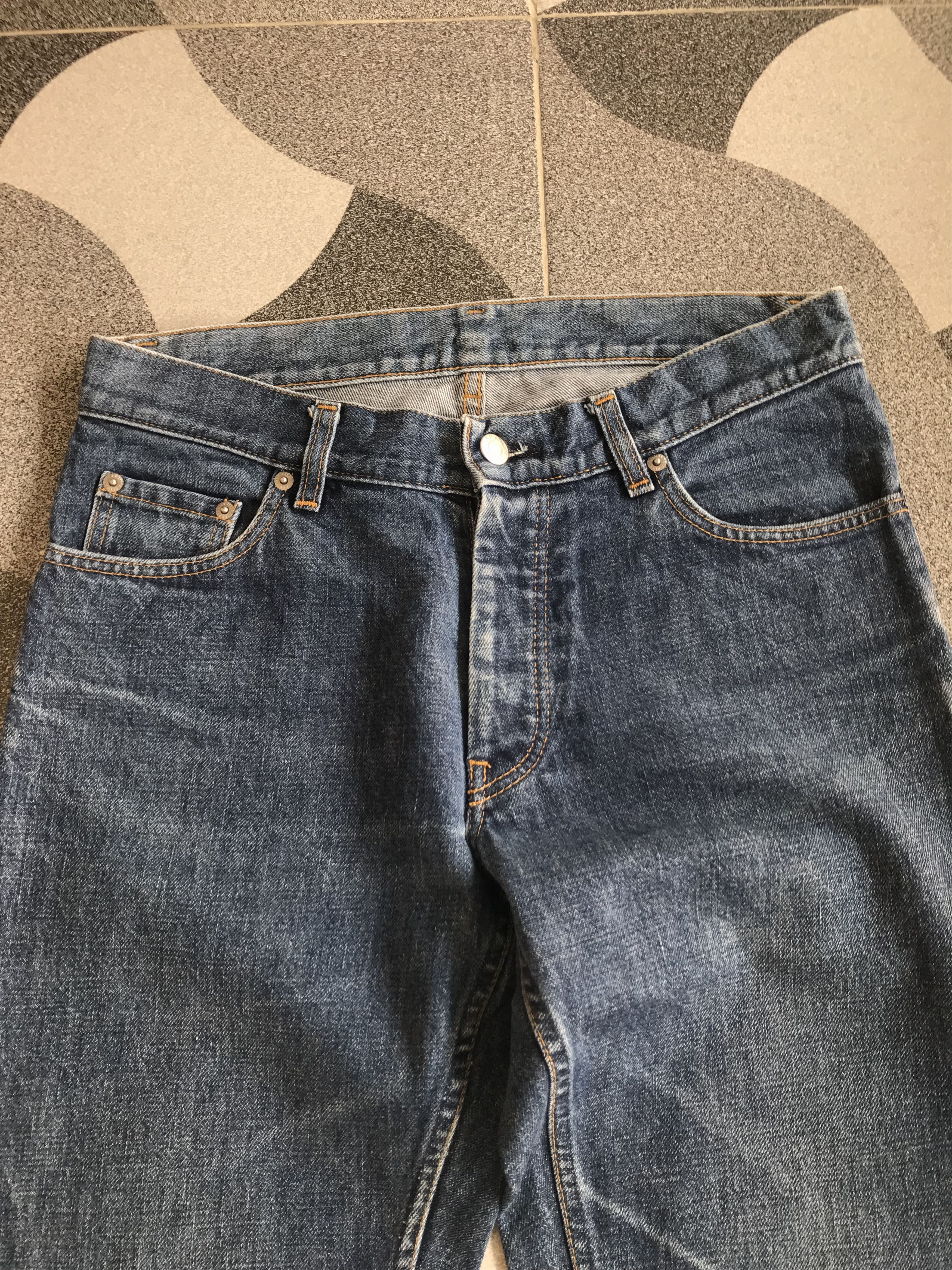 Helmut Lang Vintage 1998 Helmut Lang Denim Pants Size US 31 - 3 Thumbnail