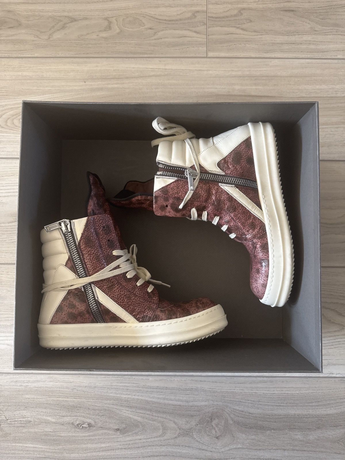 Rick Owens Rick Owens Geobasket Burnt Pink Size US 8 / IT 38 - 6 Thumbnail