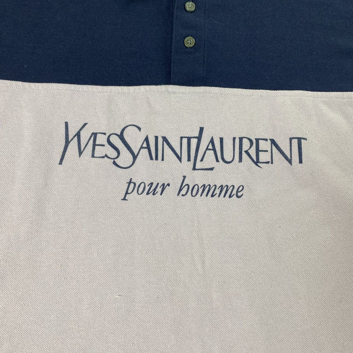 Vintage Yves Saint Laurent Polo T-shirt Vintage Size US XXL / EU 58 / 5 - 4 Thumbnail