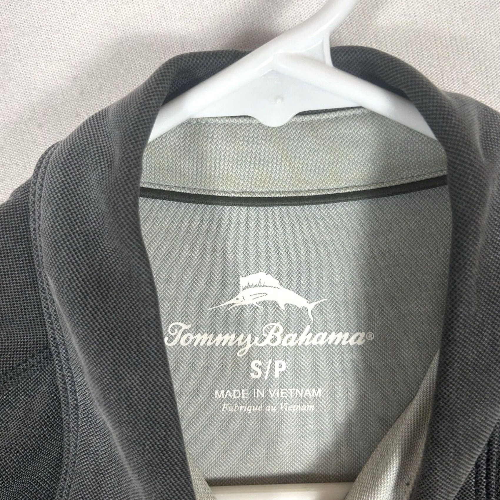 Tommy Bahama Tommy Bahama Golf Polo Shirt Mens Small Tencel Blend Heather Gray Short Sleeve Size US S / EU 44-46 / 1 - 3 Thumbnail