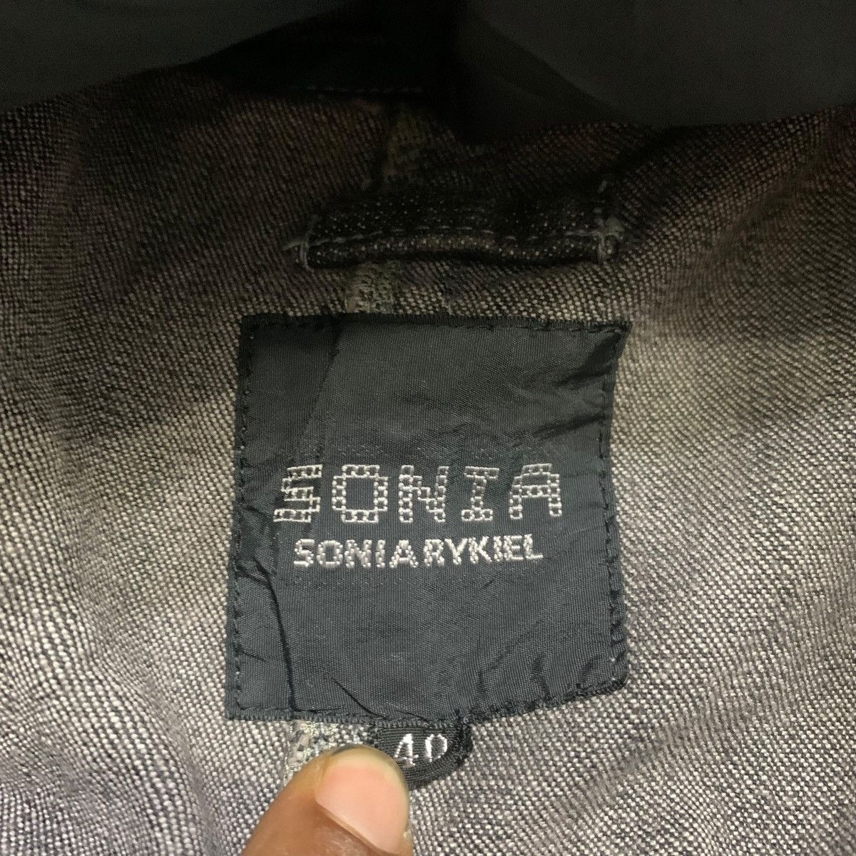 Sonia Rykiel Sonia Rykiel Hooded Denim Jacket Size S / US 4 / IT 40 - 7 Thumbnail