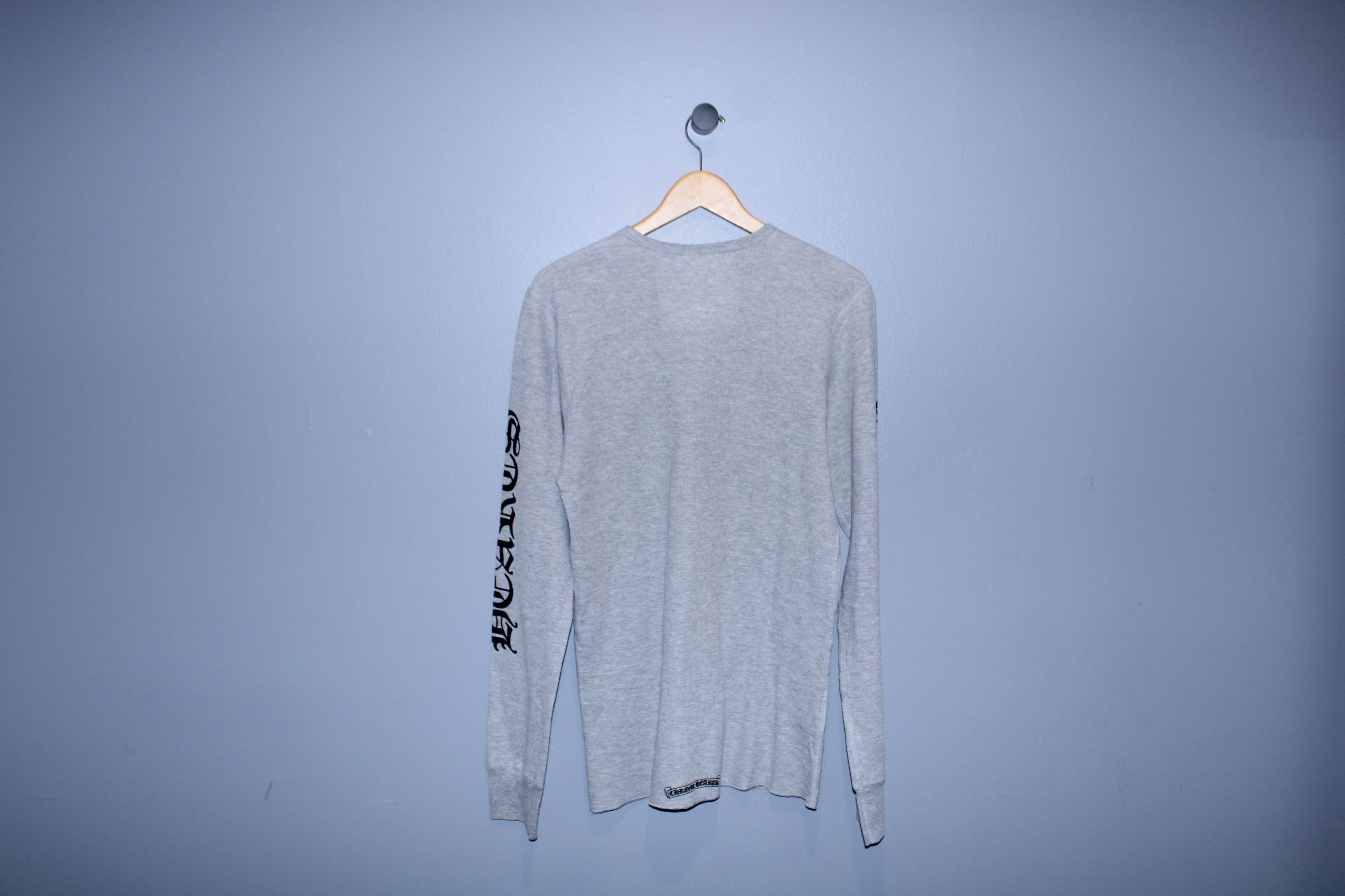 Chrome Hearts Chrome Hearts Thermal Long Sleeve Tbar Logo Size US XL / EU 56 / 4 - 2 Thumbnail
