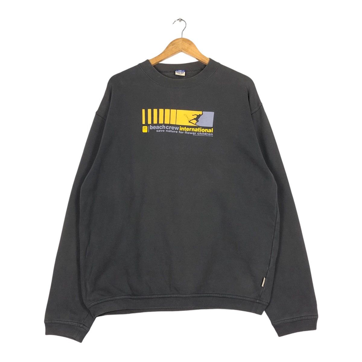 Japanese Brand × Vintage Beach Crew International Team Rescue Sweatshirt Large #A1 Size US L / EU 52-54 / 3 - 1 Thumbnail