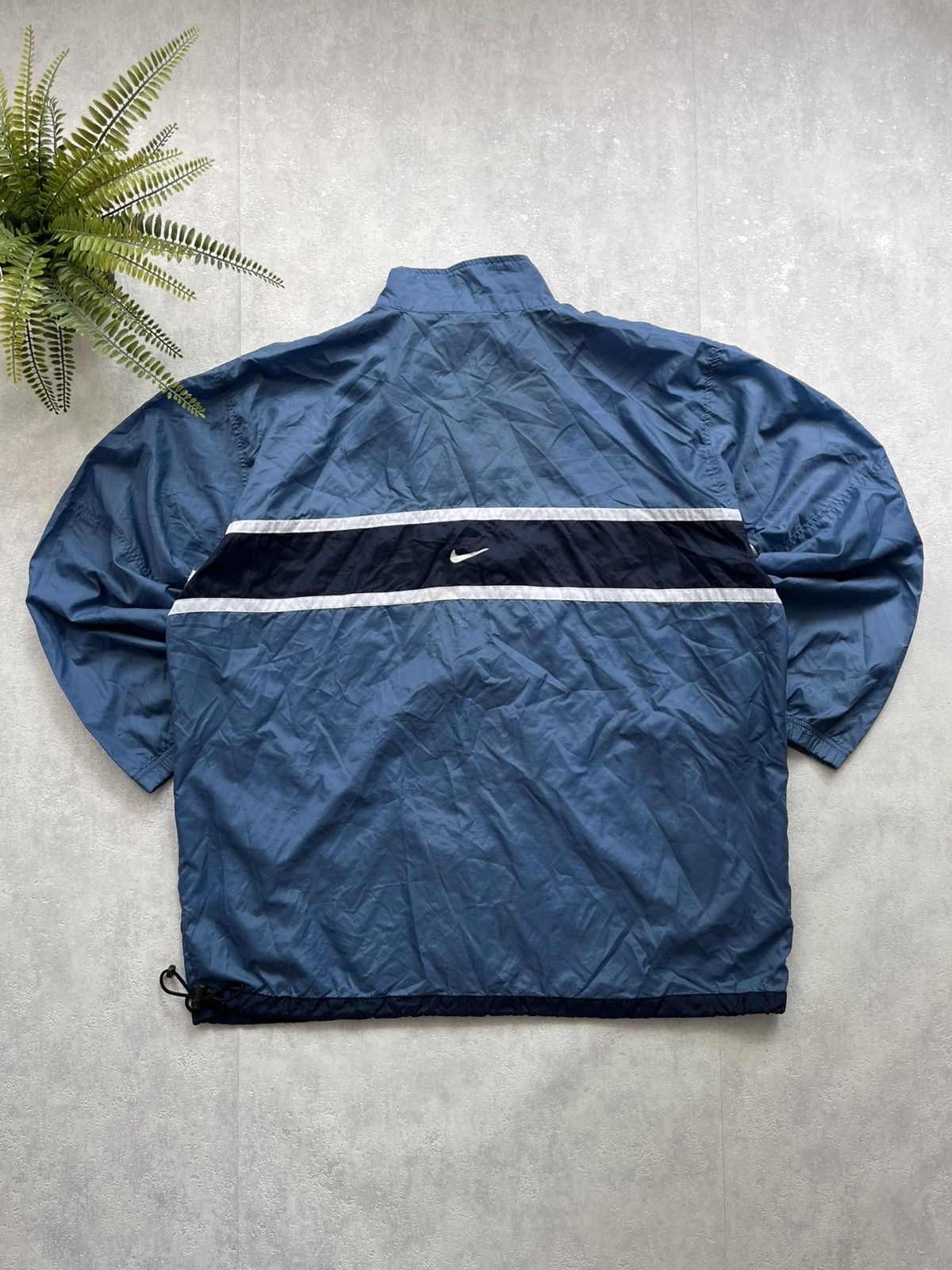 Nike × Vintage 90’s NIKE RETRO SPELLOUT LOGO SWOOSH VINTAGE TRACK JACKET Size US XL / EU 56 / 4 - 2 Thumbnail