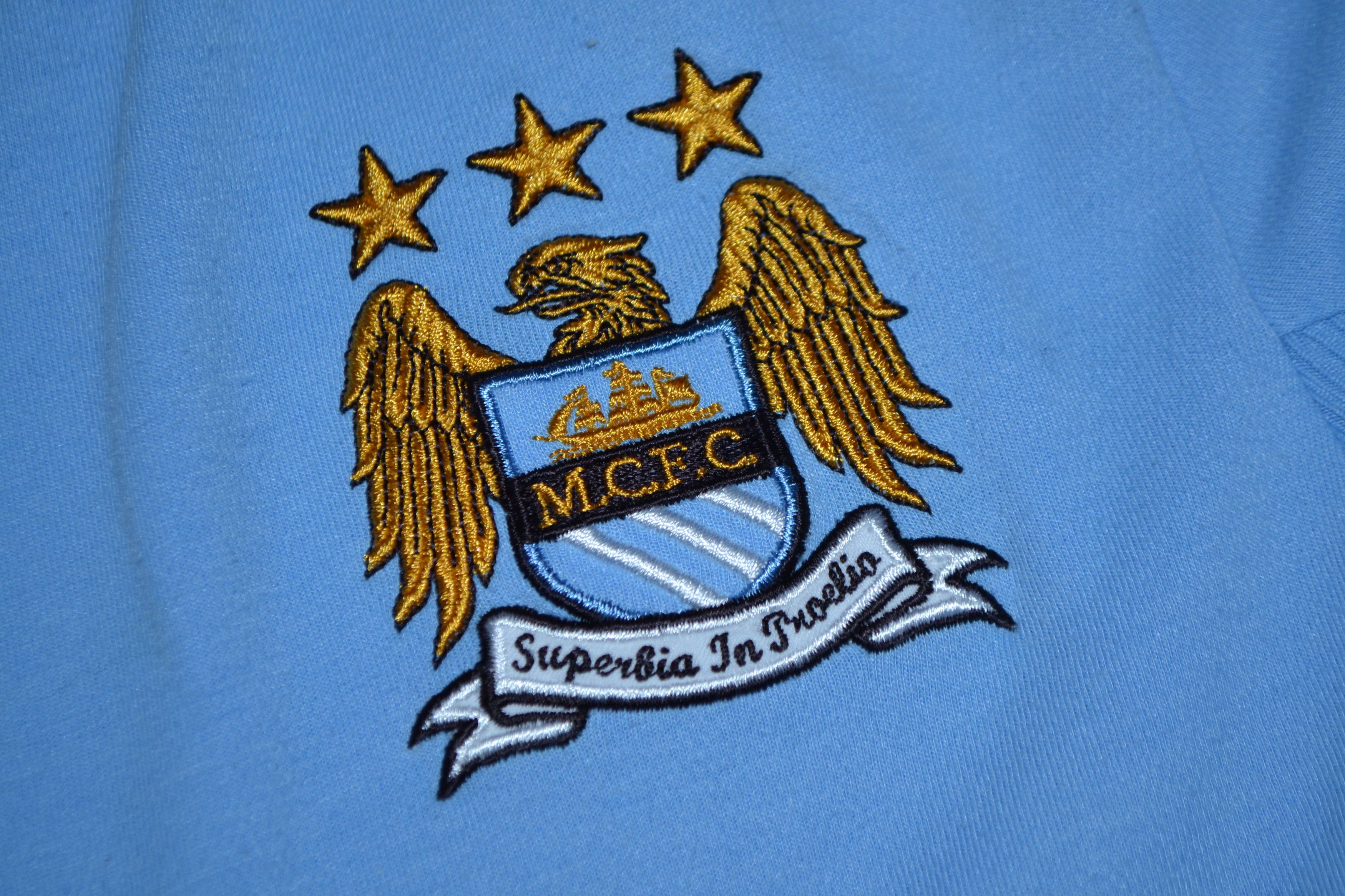 Umbro Manchester City Home Football Shirt 2009 2010 Soccer Jersey Size US S / EU 44-46 / 1 - 4 Thumbnail