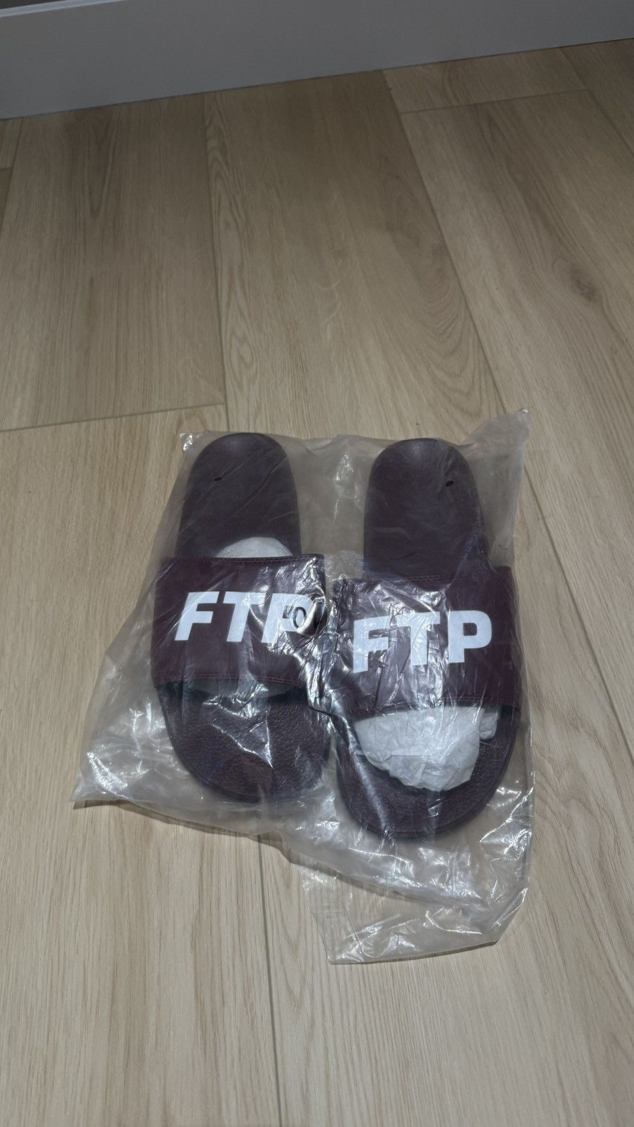 Fuck The Population FTP Slides Burgundy Size US 10 / EU 43 - 16 Thumbnail