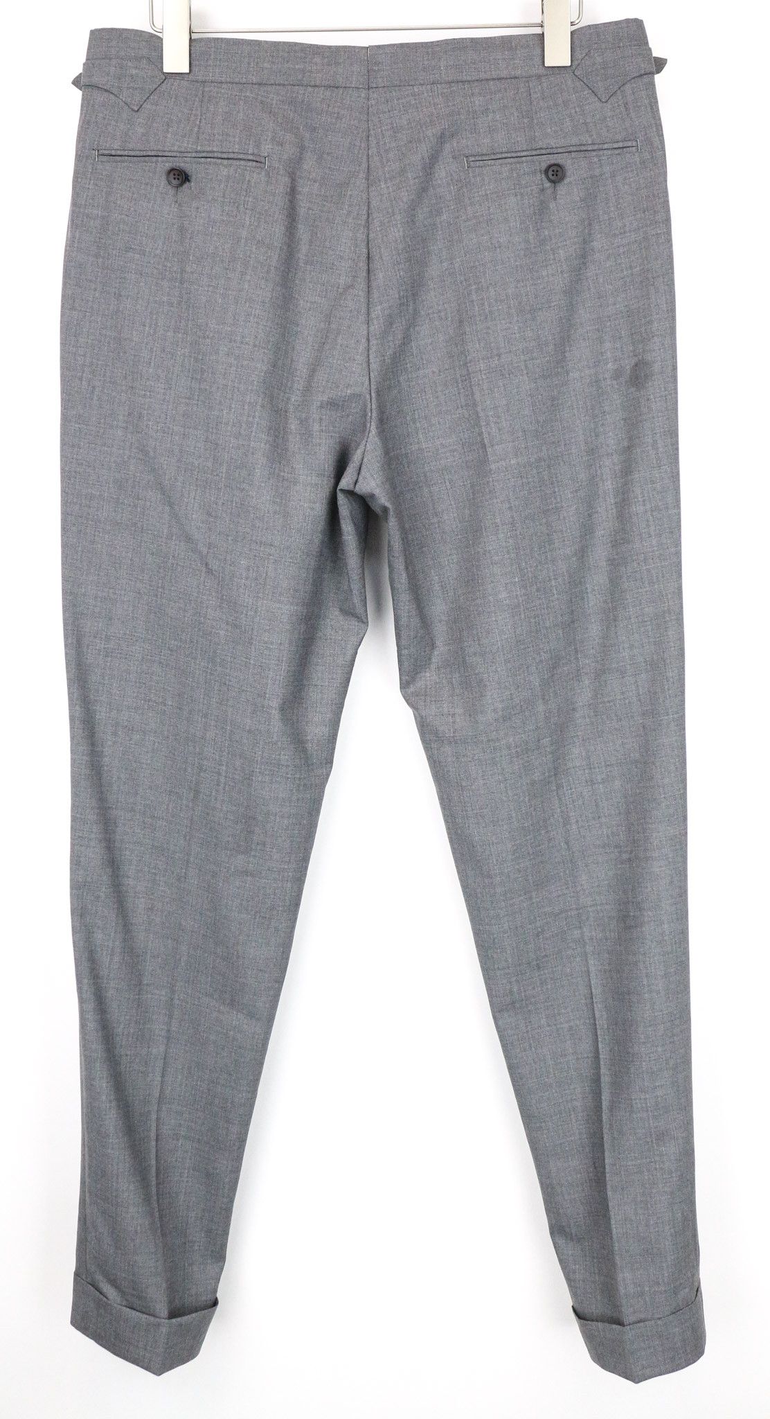 Suitsupply LA SPALLA UK44L Wool S120s Grey Slim Suit 73937 Size 44L - 9 Thumbnail
