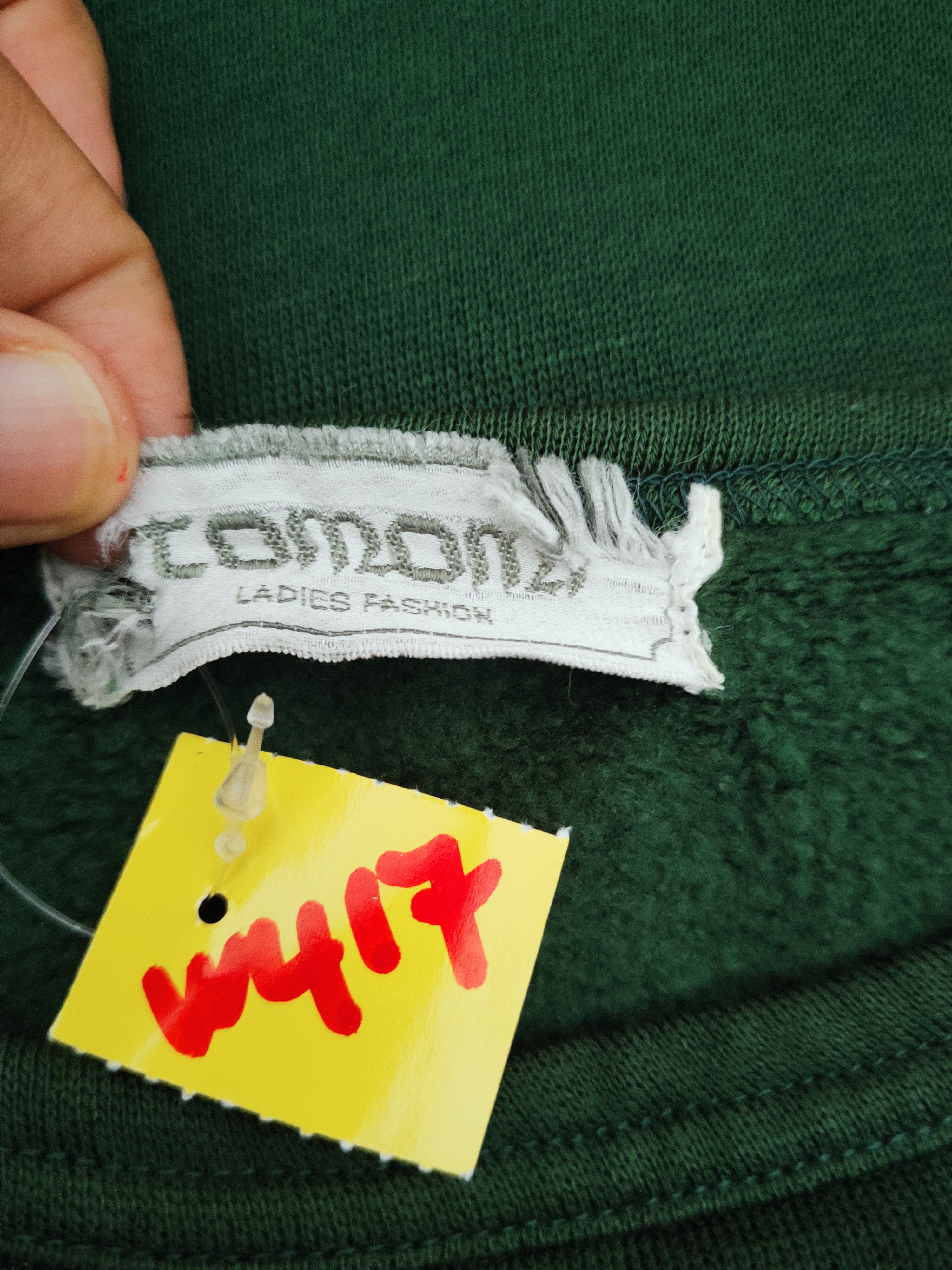 Japanese Brand × Vintage Comomi vintage cat Green Sweatshirts #W417 Size M / US 6-8 / IT 42-44 - 14 Thumbnail