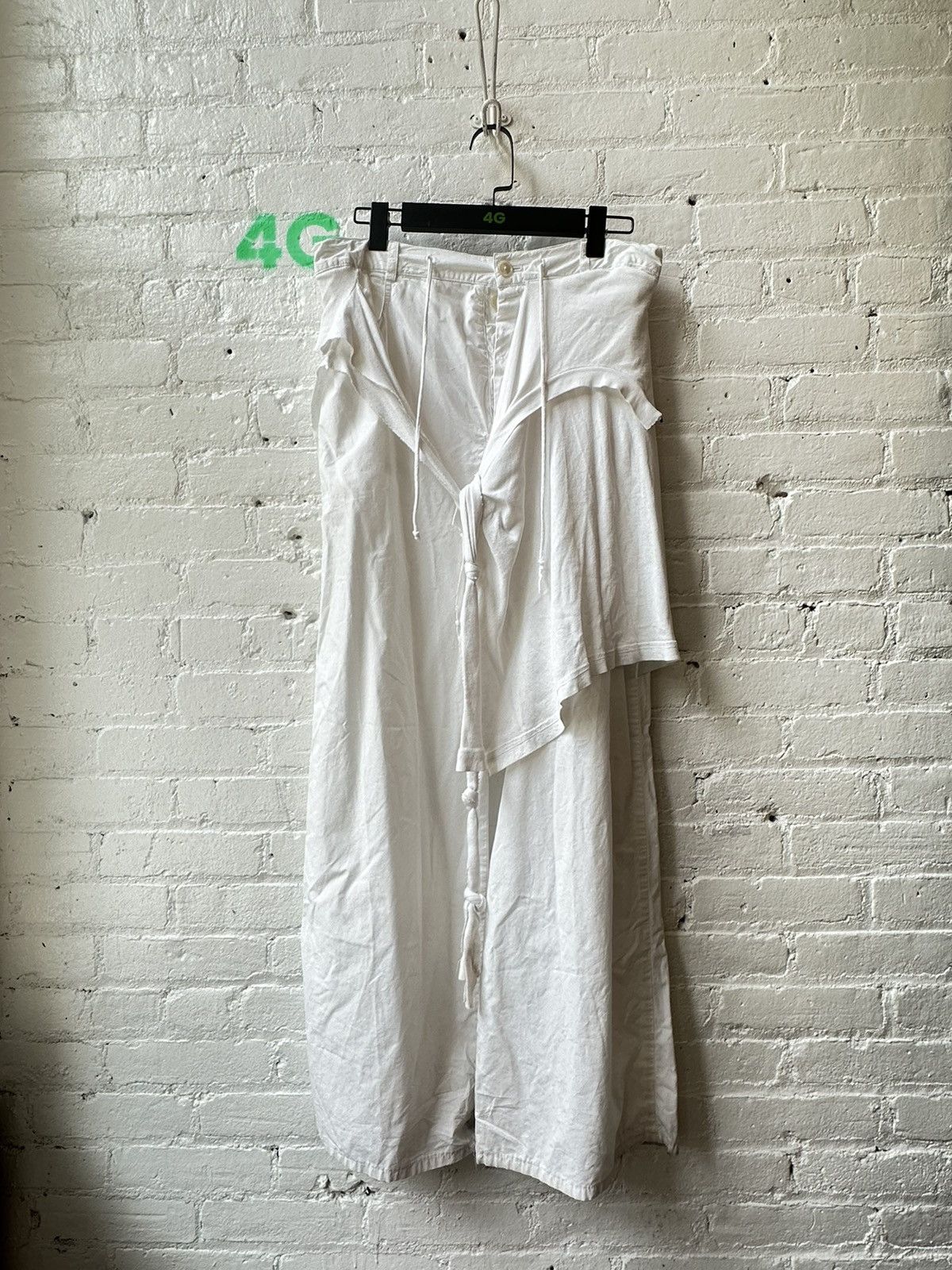 RAF SIMONS SS2004 WHITE ZOMBIE PANTS