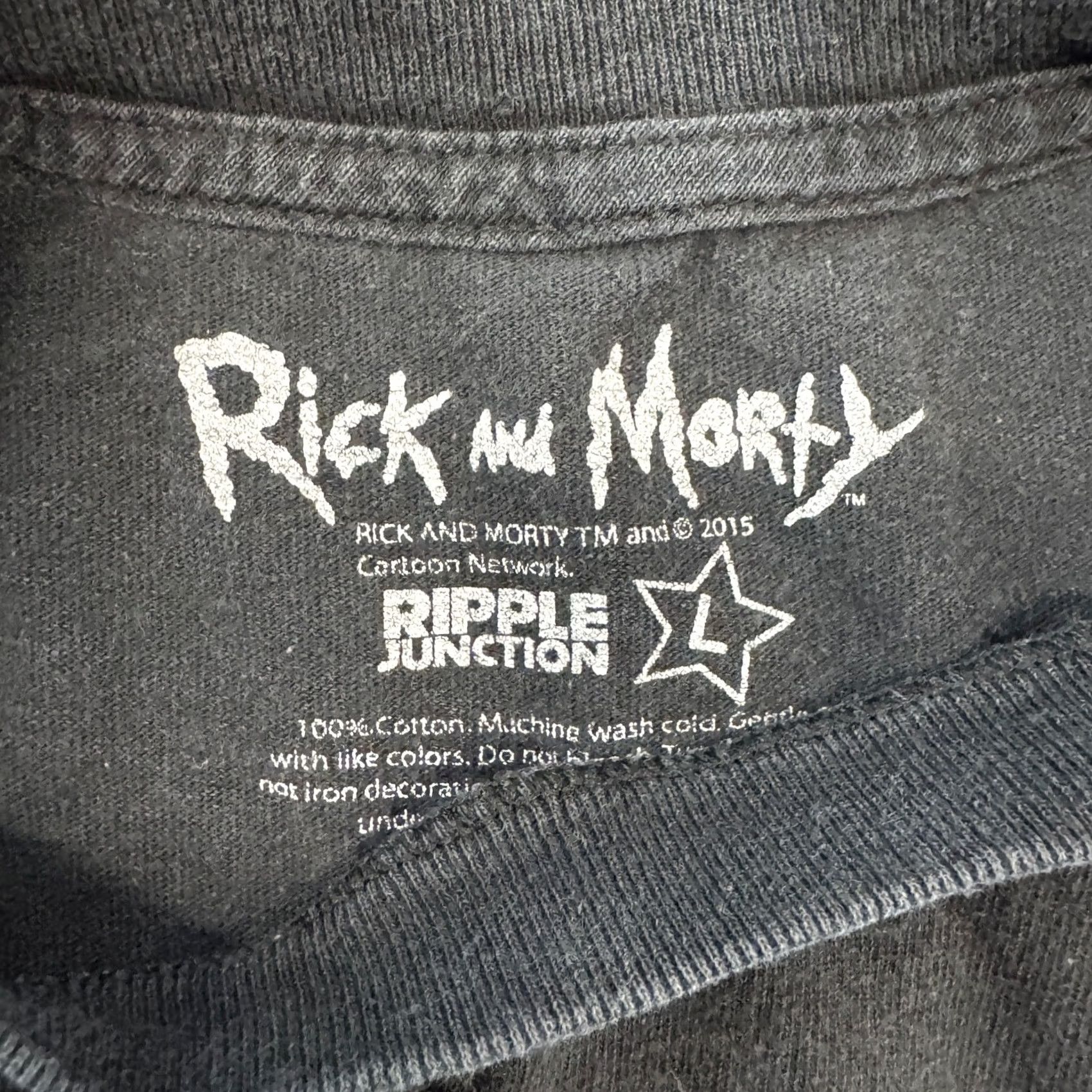 Vintage VINTAGE Rick & Morty 20% Accurate Black Graphic Funny Short Sleeve Tee L Men Size US 33 - 5 Thumbnail
