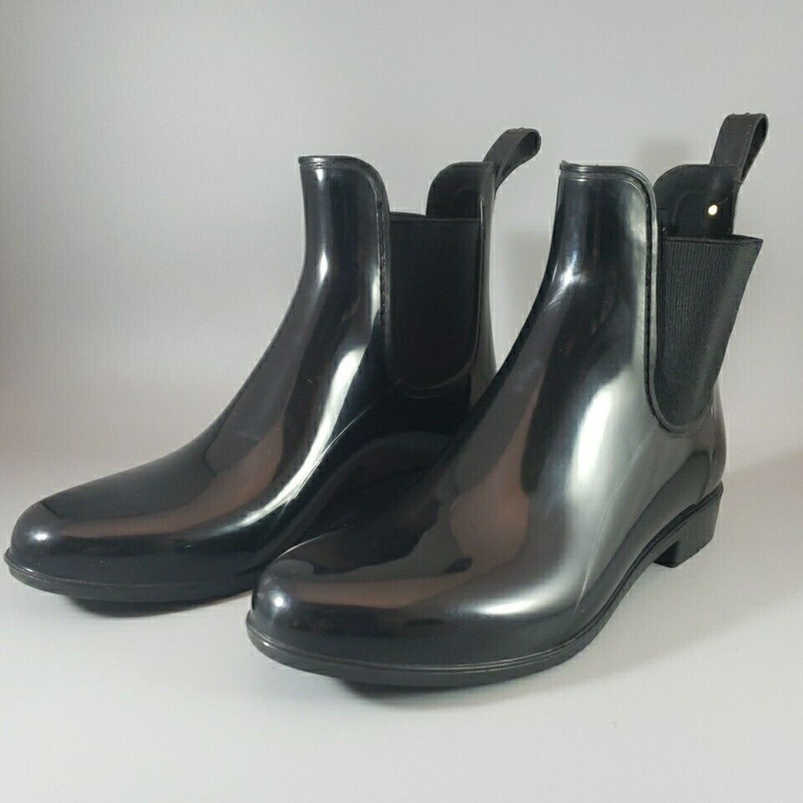Sam Edelman Sam Edelman Tinsley Pull-On Rain Boot Black Patent - Size 7M Size US 7 / IT 37 - 4 Thumbnail