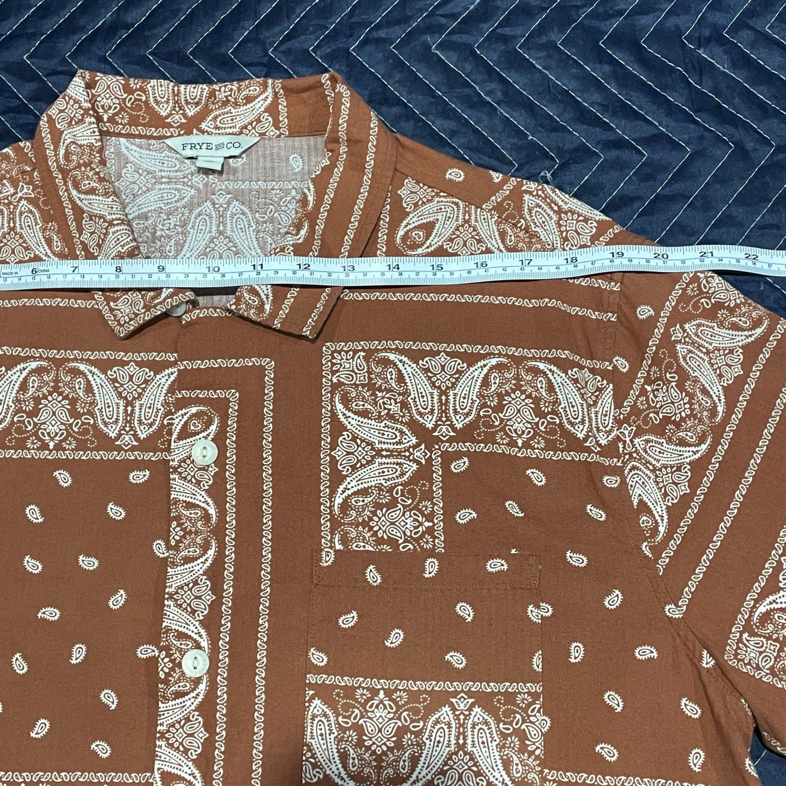 Frye Frye & Co. Button Up Size US XL / EU 56 / 4 - 3 Thumbnail