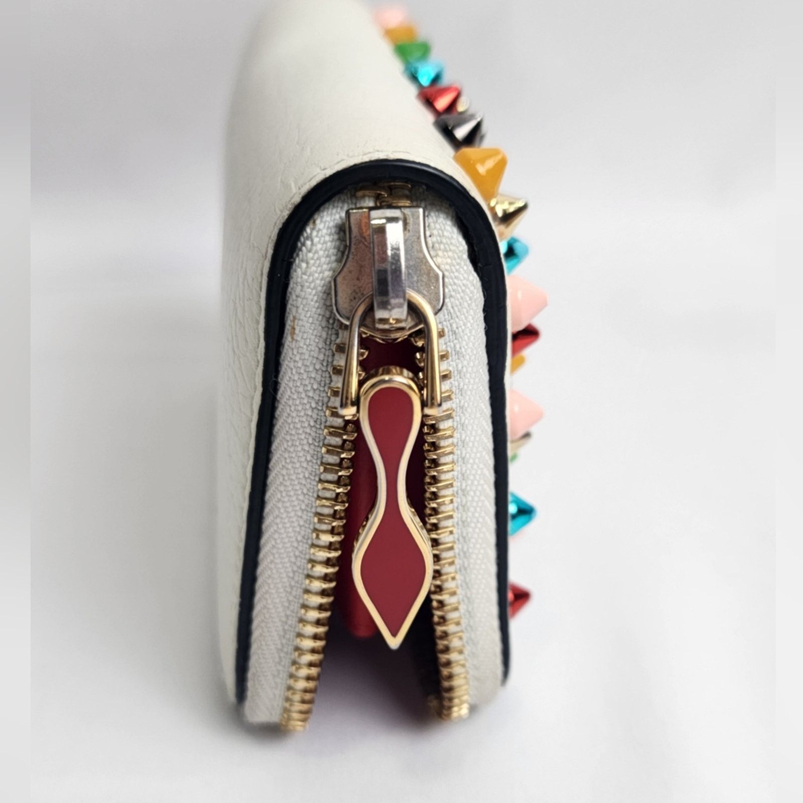 Christian Louboutin Christian Louboutin Multicolor Stud Panettone Spikes Wallet Size ONE SIZE - 4 Thumbnail