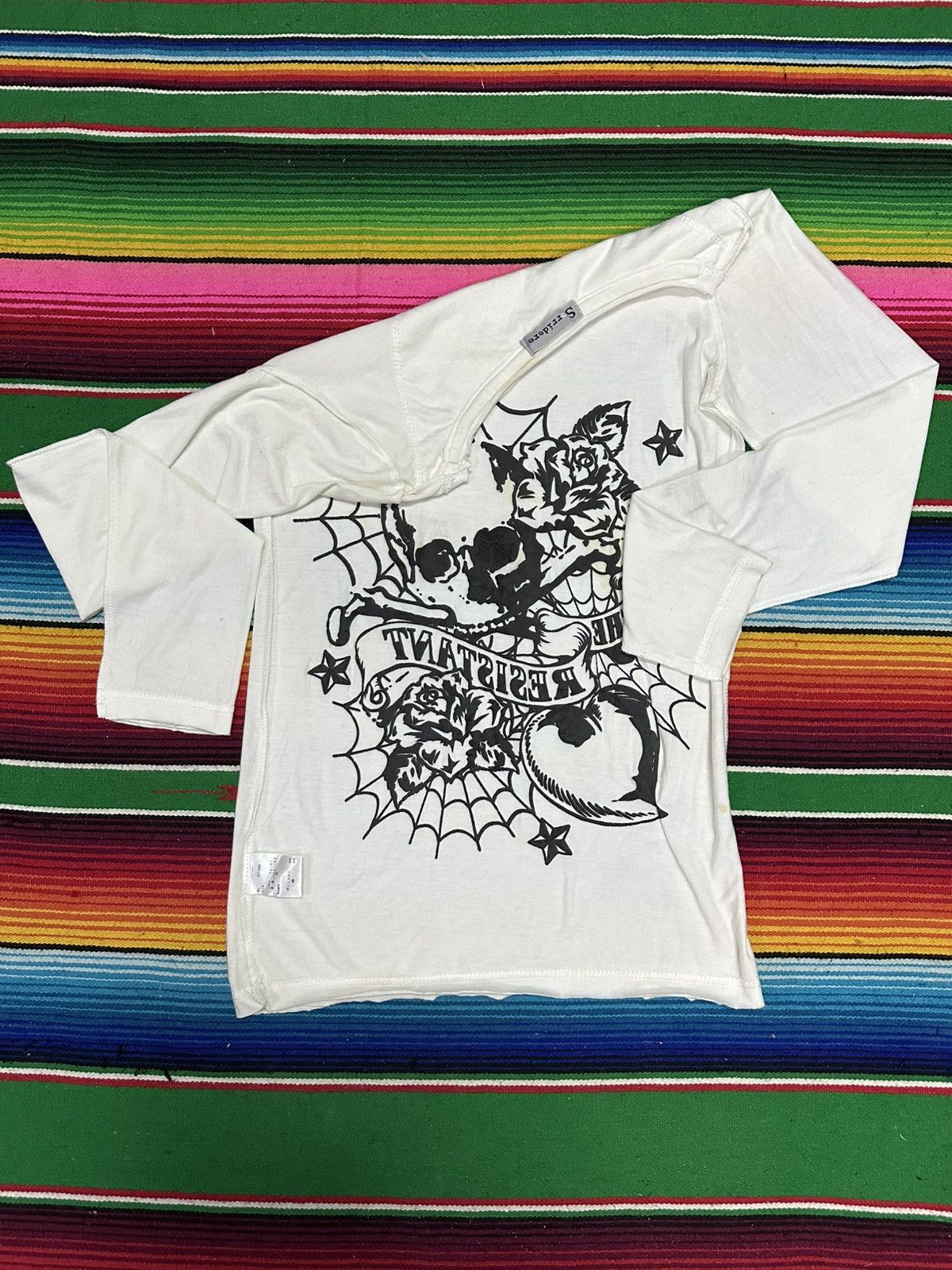 Vintage sorridere punk fashion l/sleeve . Size US M / EU 48-50 / 2 - 3 Thumbnail