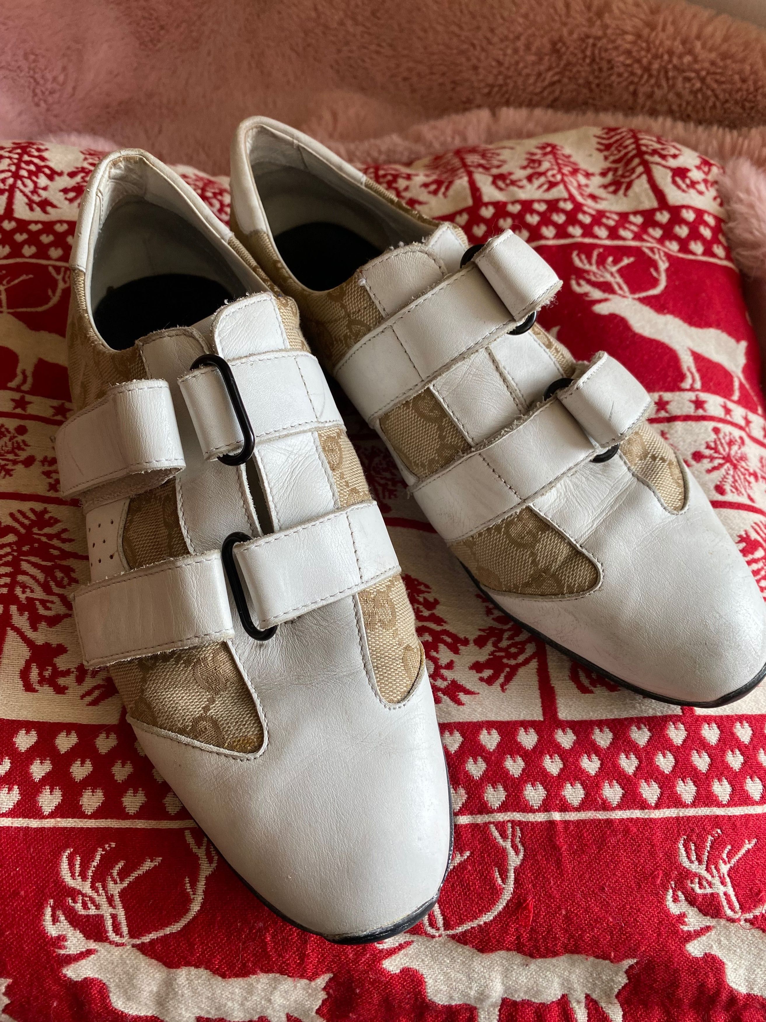 Gucci Gucci Vintage Canvas Leather Casual Shoes Size US 6 / EU 39 - 1 Thumbnail