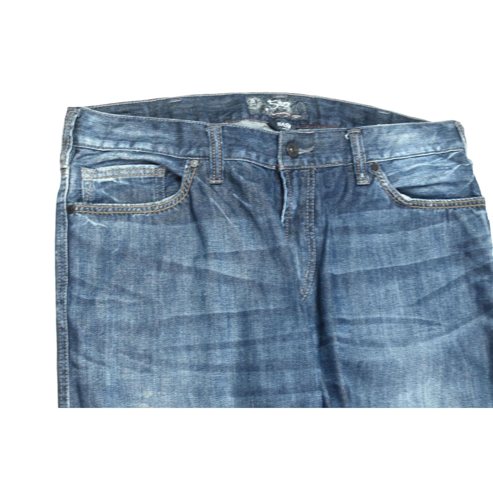 Silver Jeans Co. Silver Jeans Co NASH Boot Cut Jeans Mens 38x32 Blue Regular Fit Straight Leg 5-Pocket Denim Cotton Vintage No Size US 38 / EU 54 - 3 Thumbnail