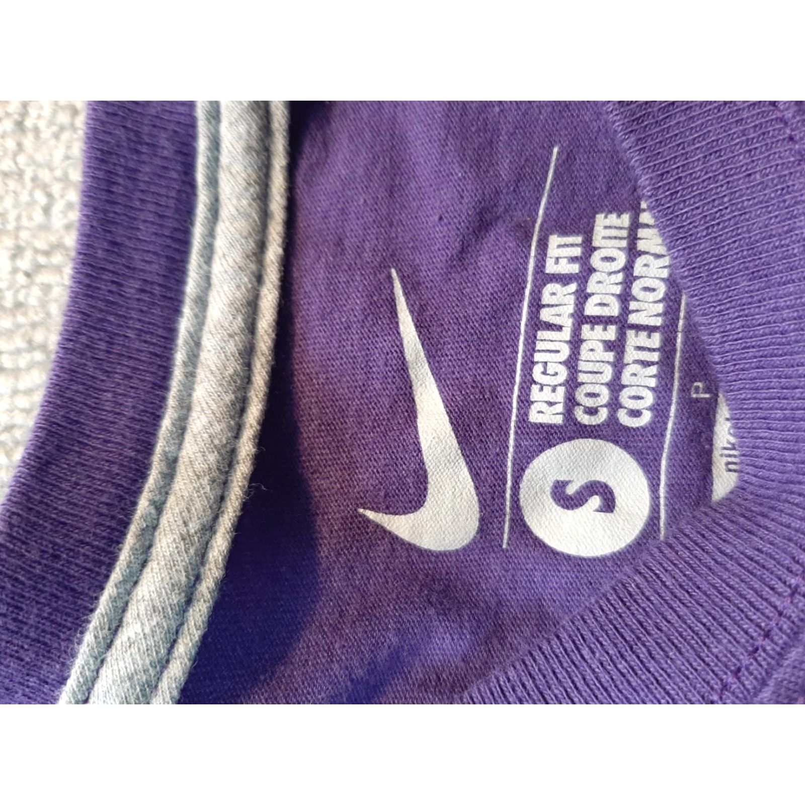 Nike Nike Air Force One Shirt Mens Small S Dunking Academy Purple Short Sleeve 90s Logo Sports Size US S / EU 44-46 / 1 - 3 Thumbnail