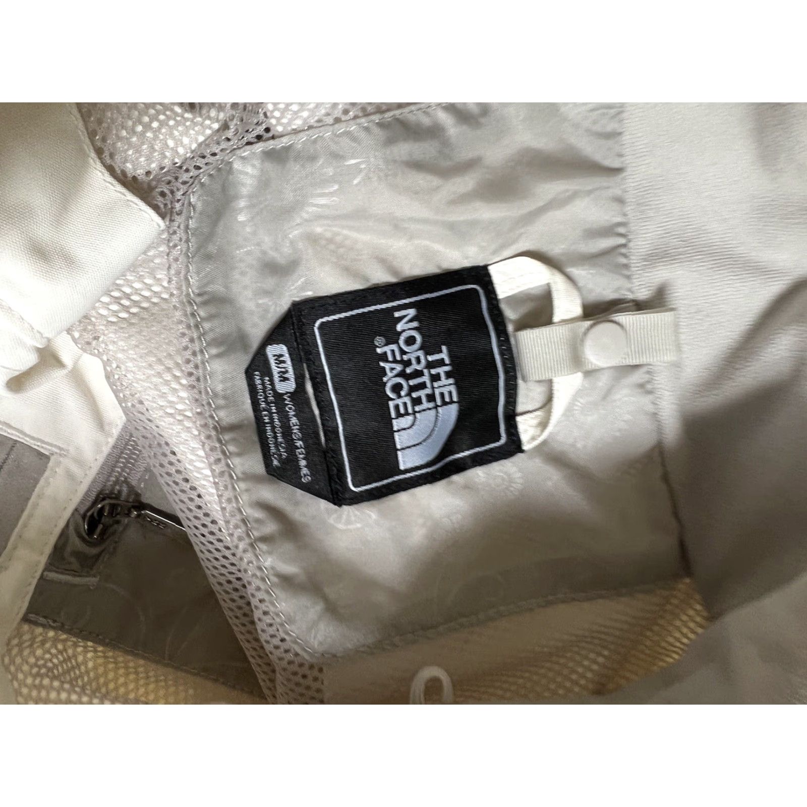 The North Face The North Face Womens Jacket Hyvent Medium White Hooded Ski Shell Vents Full Zip Size M / US 6-8 / IT 42-44 - 6 Thumbnail