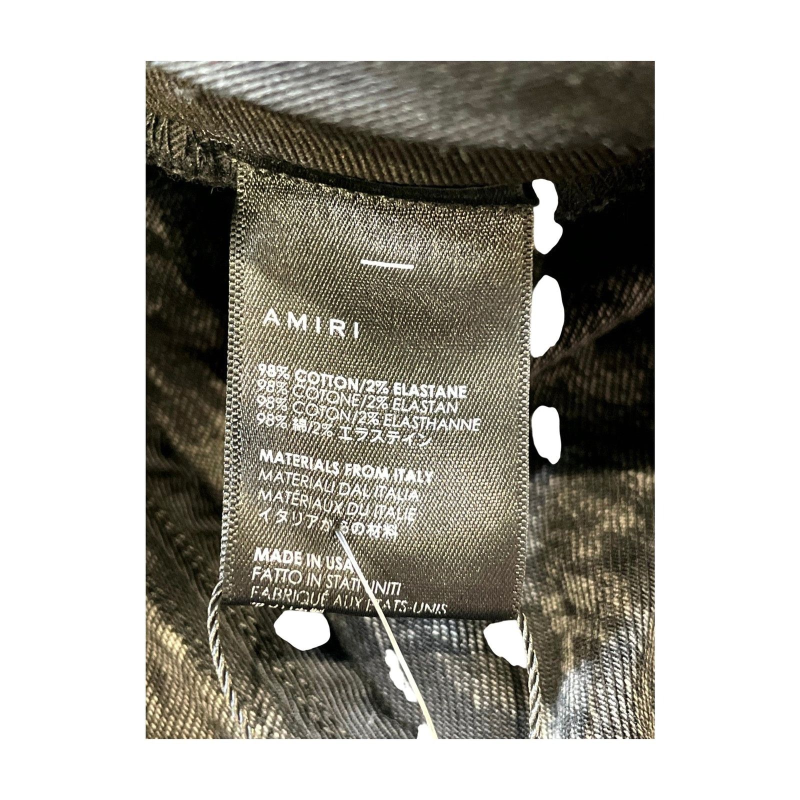 Amiri Amiri Stripe Black Wash & Pink Jeans Size US 34 / EU 50 - 5 Thumbnail