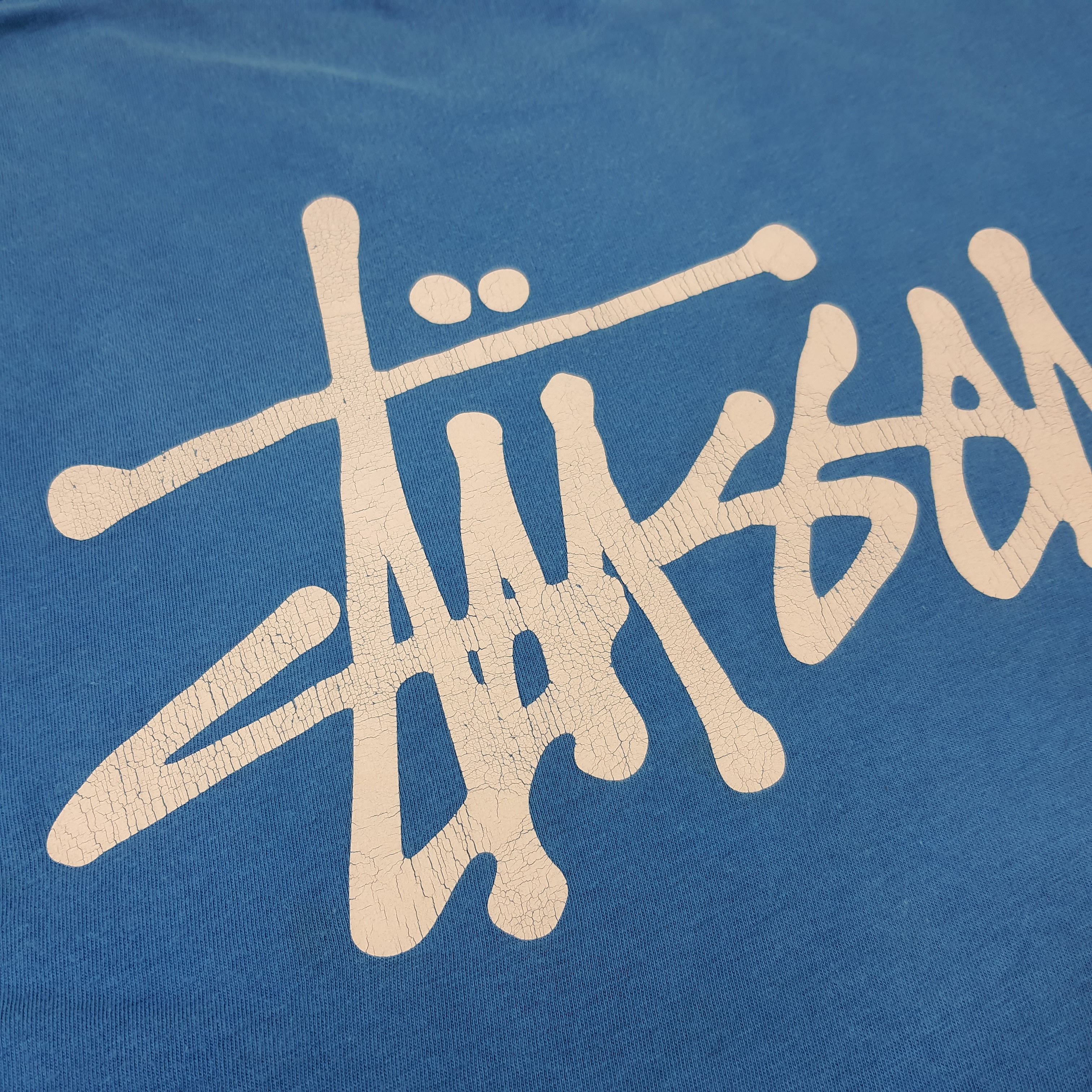 Stussy × Vintage Vintage Stussy Signature Streetwear Tshirt Size US L / EU 52-54 / 3 - 2 Thumbnail