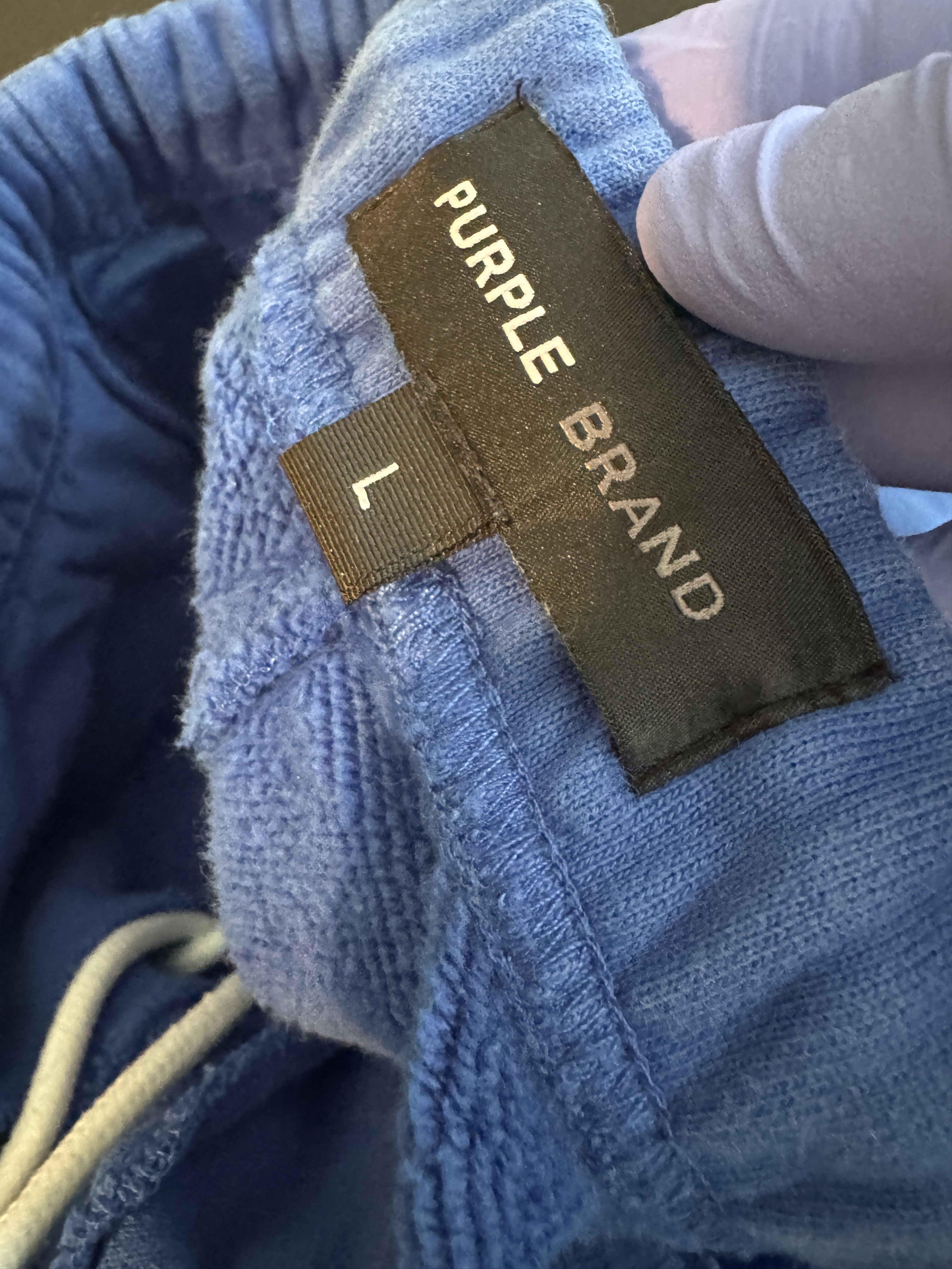 Purple Brand Purple Brand Gel Logo Side-Zip Sweatpants Size US 36 / EU 52 - 2 Thumbnail