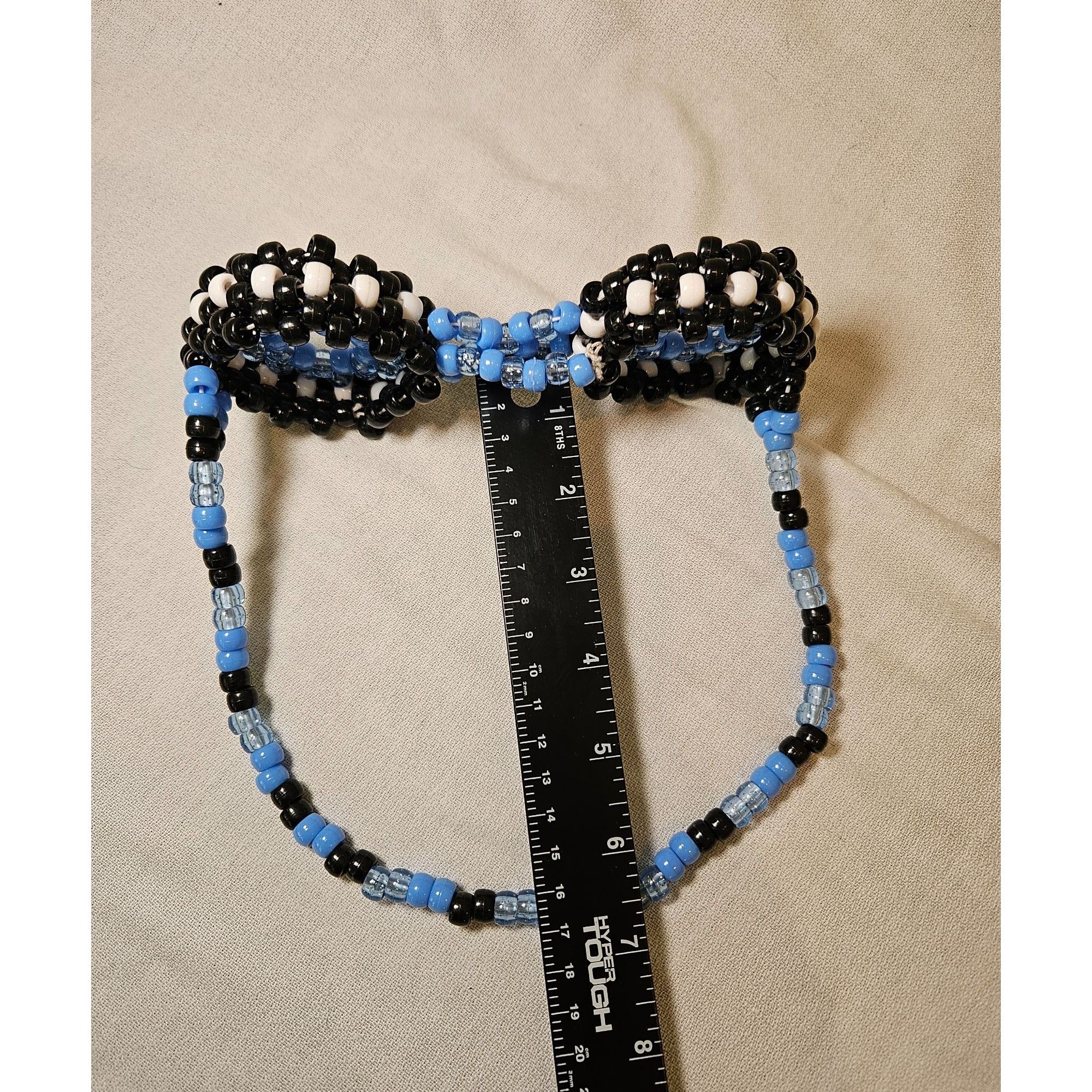 Other Blue Black Kandi Googles Pony Beads Size ONE SIZE - 7 Thumbnail