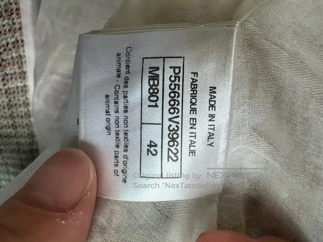 Chanel Chanel Beige Cotton Long Coat for Women . Size M / US 6-8 / IT 42-44 - 3 Thumbnail