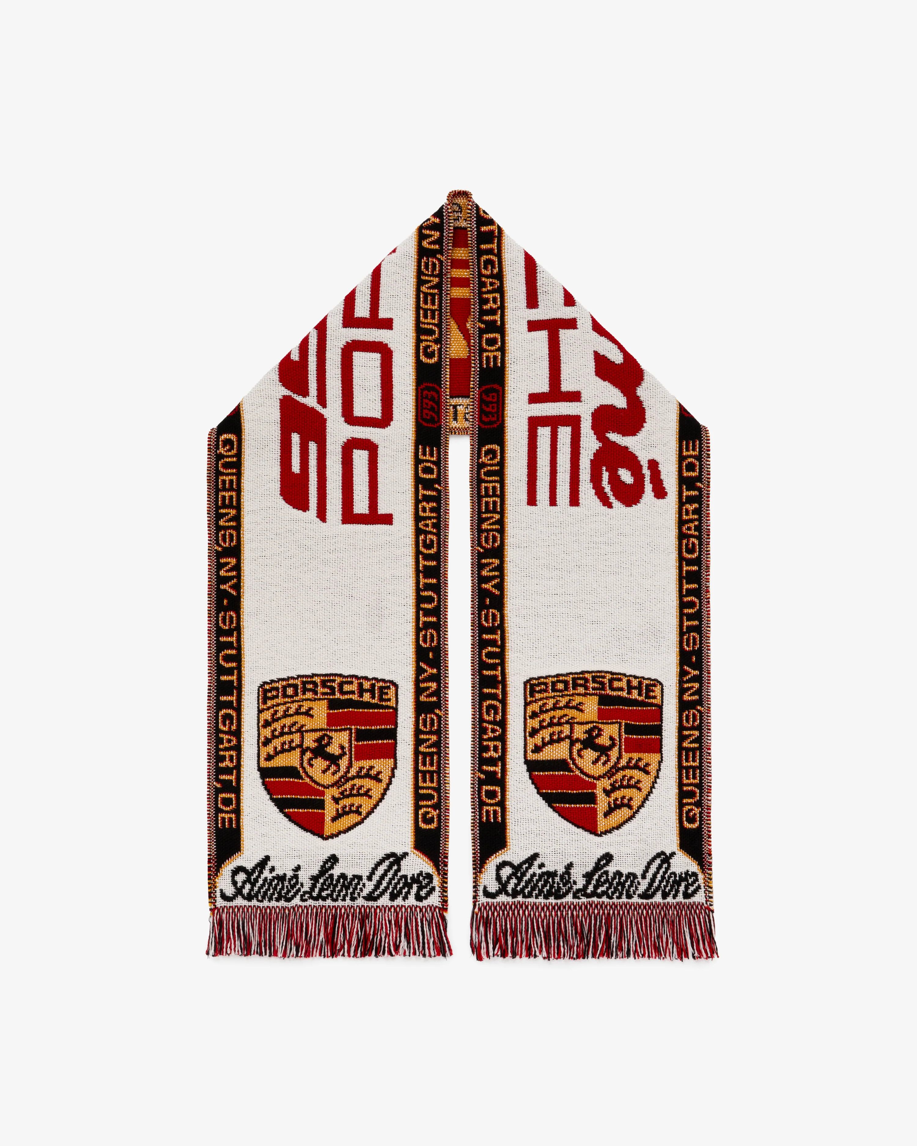 Aime Leon Dore × Porsche Design ALD / Porsche 993 Turbo Wool Souvenir Scarf Size ONE SIZE - 7 Thumbnail