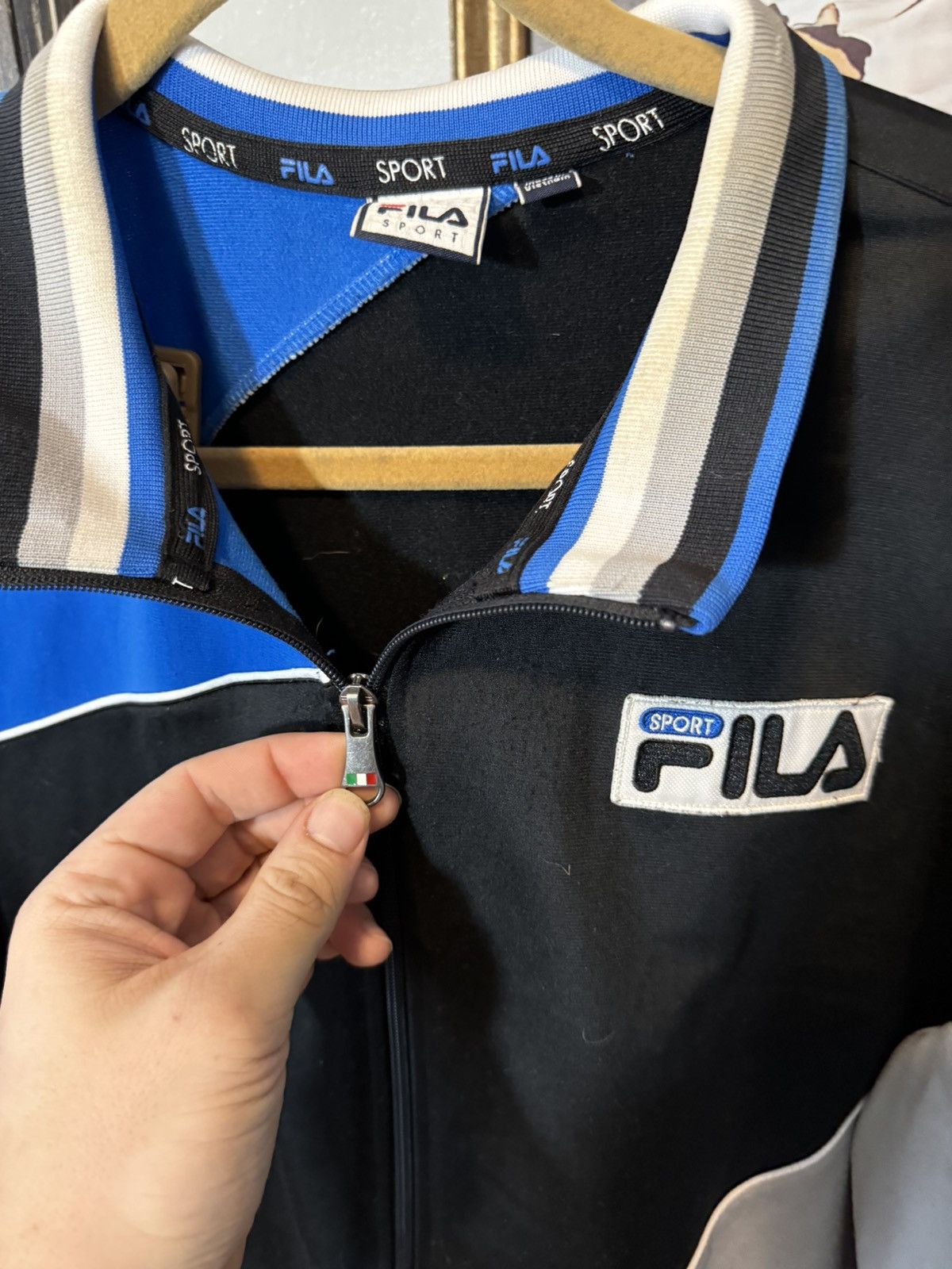 Fila × Vintage Vintage Italia Fila Track Jacket Size US L / EU 52-54 / 3 - 5 Thumbnail