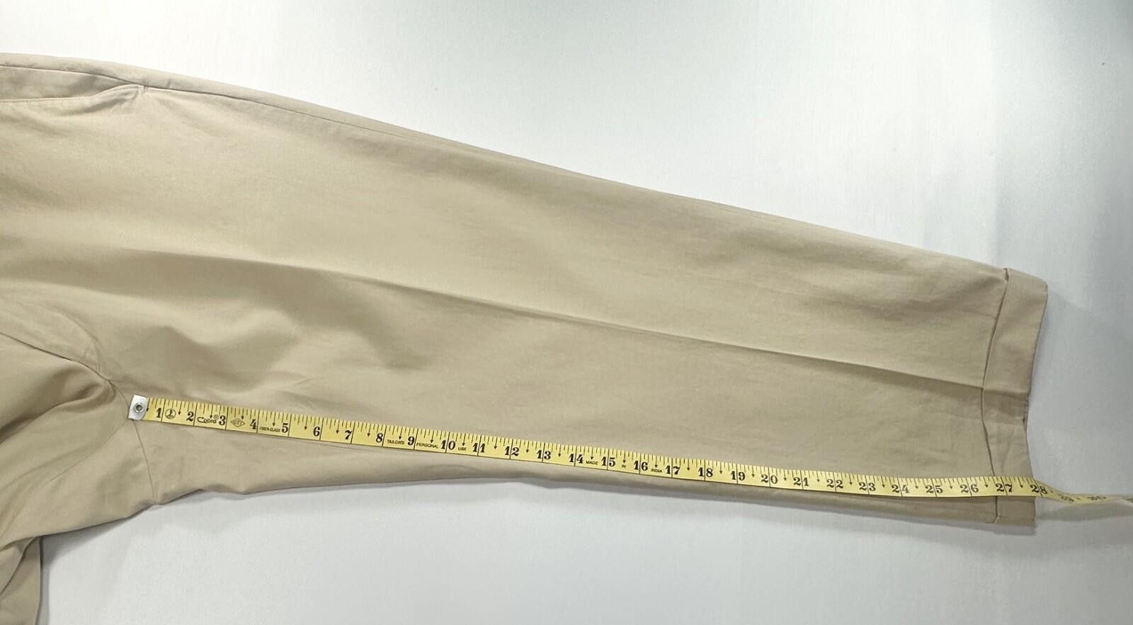 Tom James Tom James Royal Classic Tailored Dress Pants Beige Men 40/28 Size US 40 / EU 56 - 5 Thumbnail
