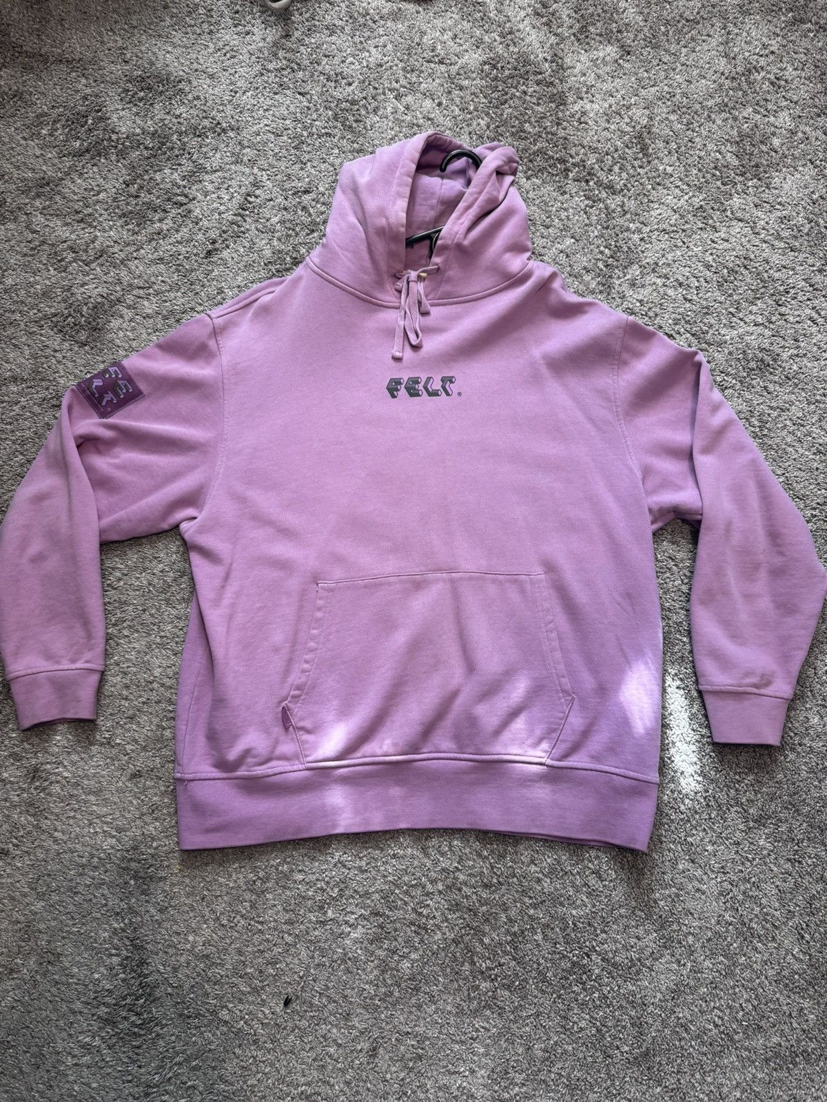 FELT FELT Men’s Hoodie XL Pink Size US XL / EU 56 / 4 - 1 Thumbnail